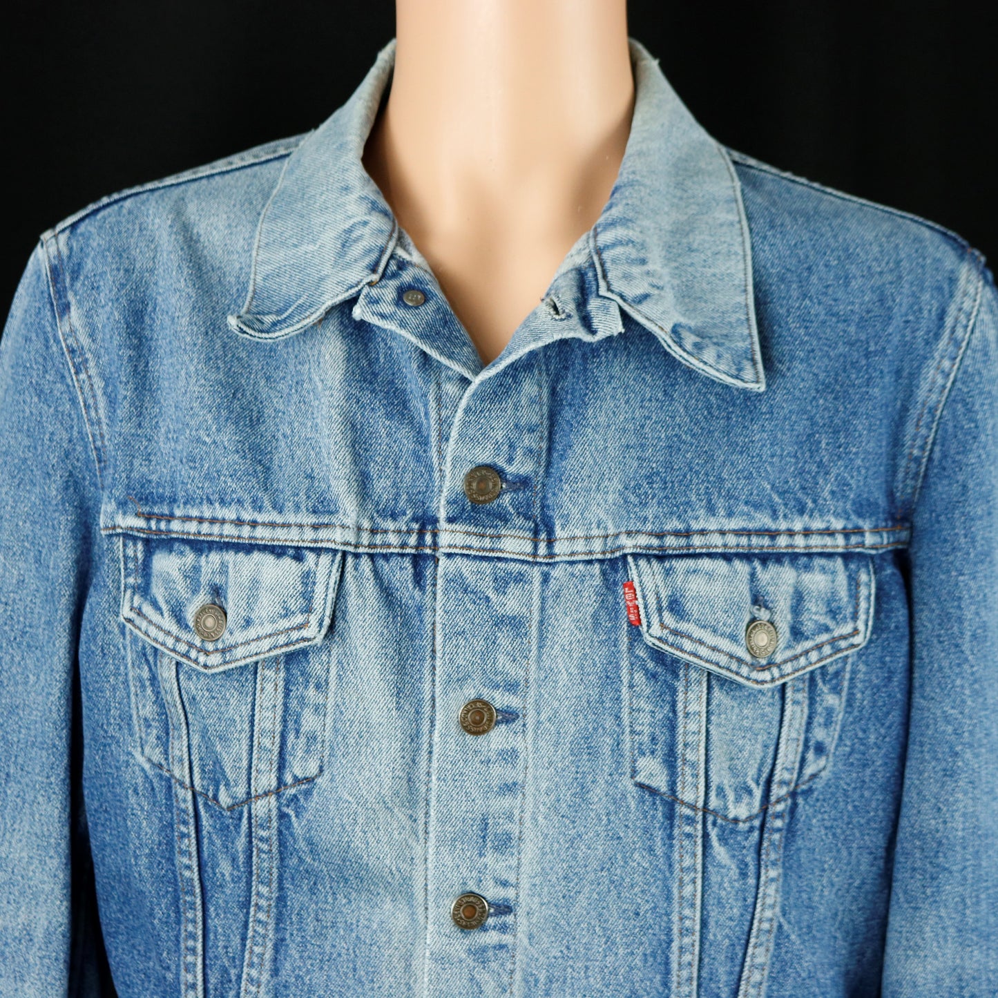 Judas Priest Levis Denim Jacket Firepower Vintage 46 Mens Medium