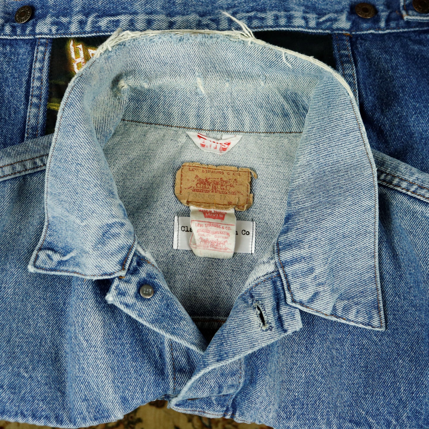 Judas Priest Levis Denim Jacket Firepower Vintage 46 Mens Medium