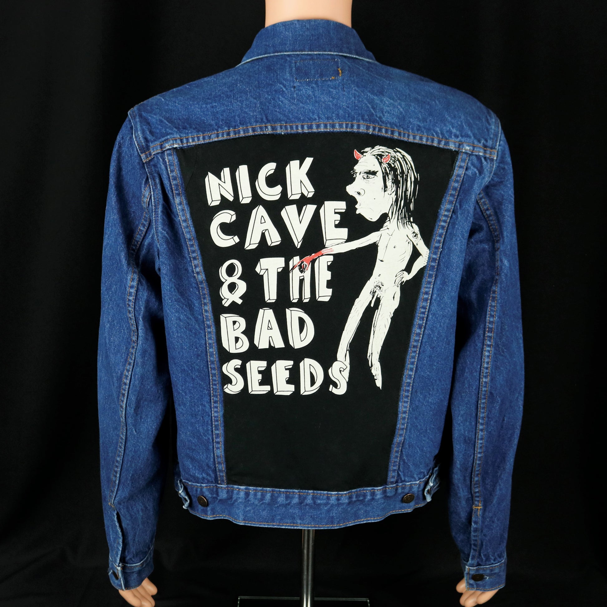 Nick Cave and the Bad Seeds Levis Denim Jacket USA 46L Mens Medium