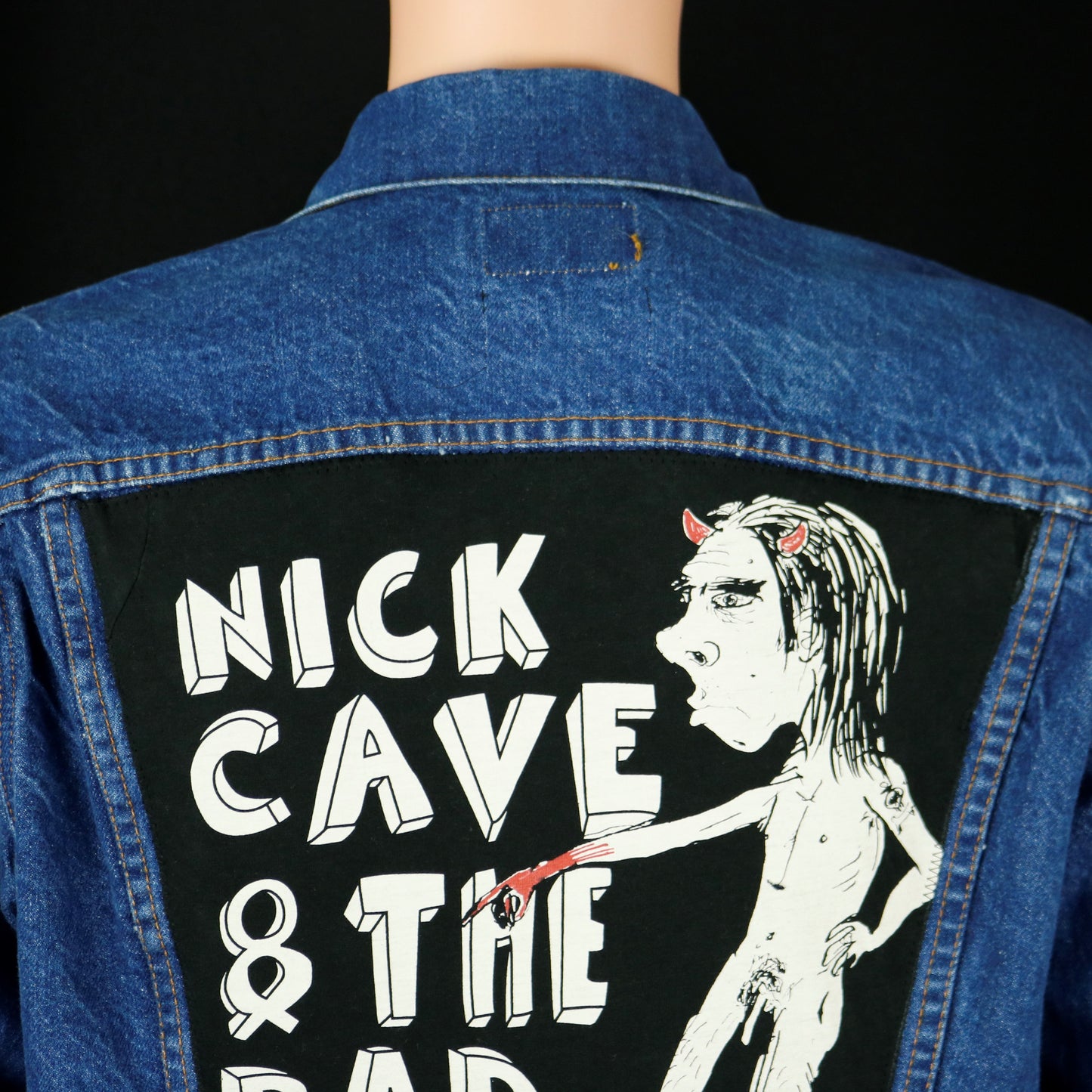 Nick Cave and the Bad Seeds Levis Denim Jacket USA 46L Mens Medium