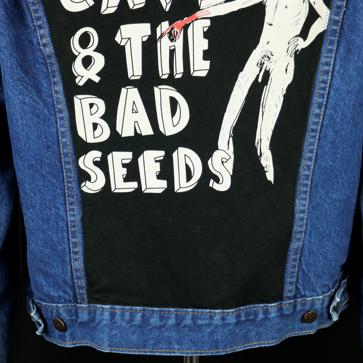 Nick Cave and the Bad Seeds Levis Denim Jacket USA 46L Mens Medium