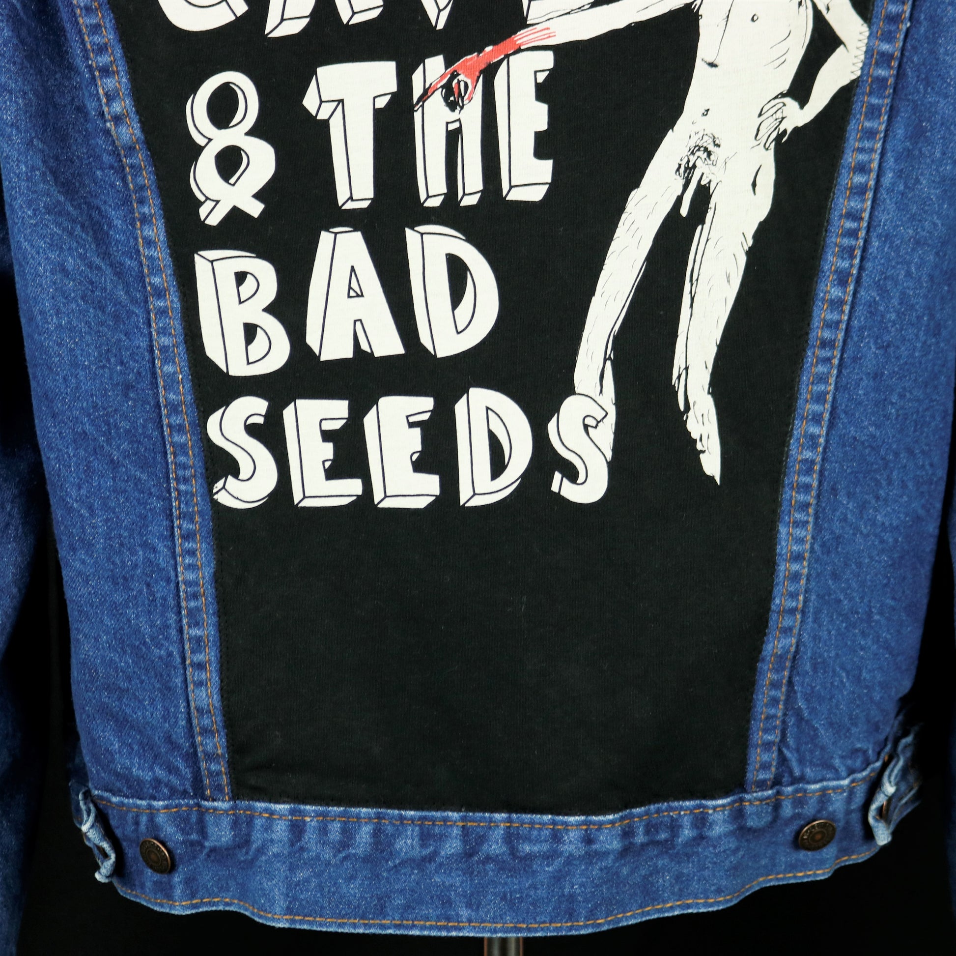 Nick Cave and the Bad Seeds Levis Denim Jacket USA 46L Mens Medium