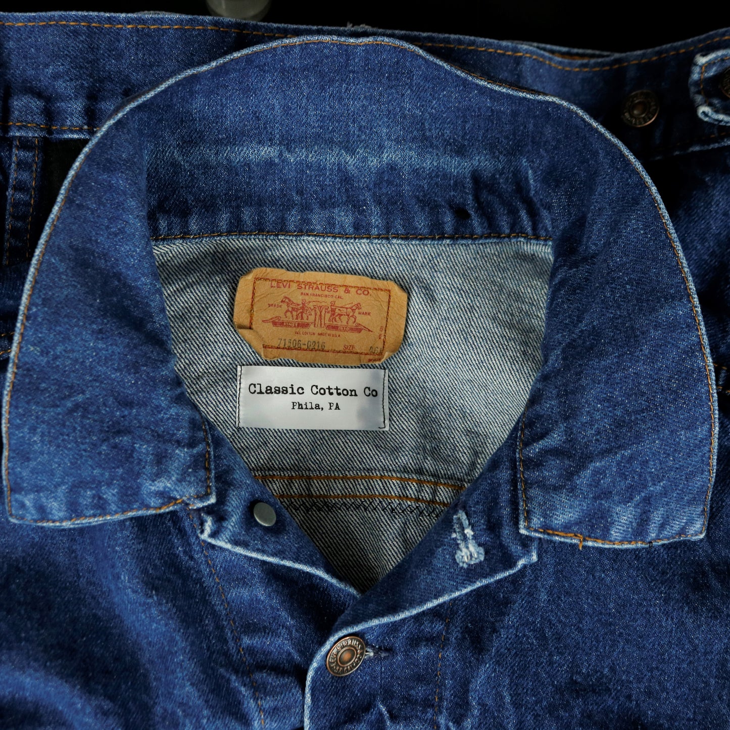 Nick Cave and the Bad Seeds Levis Denim Jacket USA 46L Mens Medium
