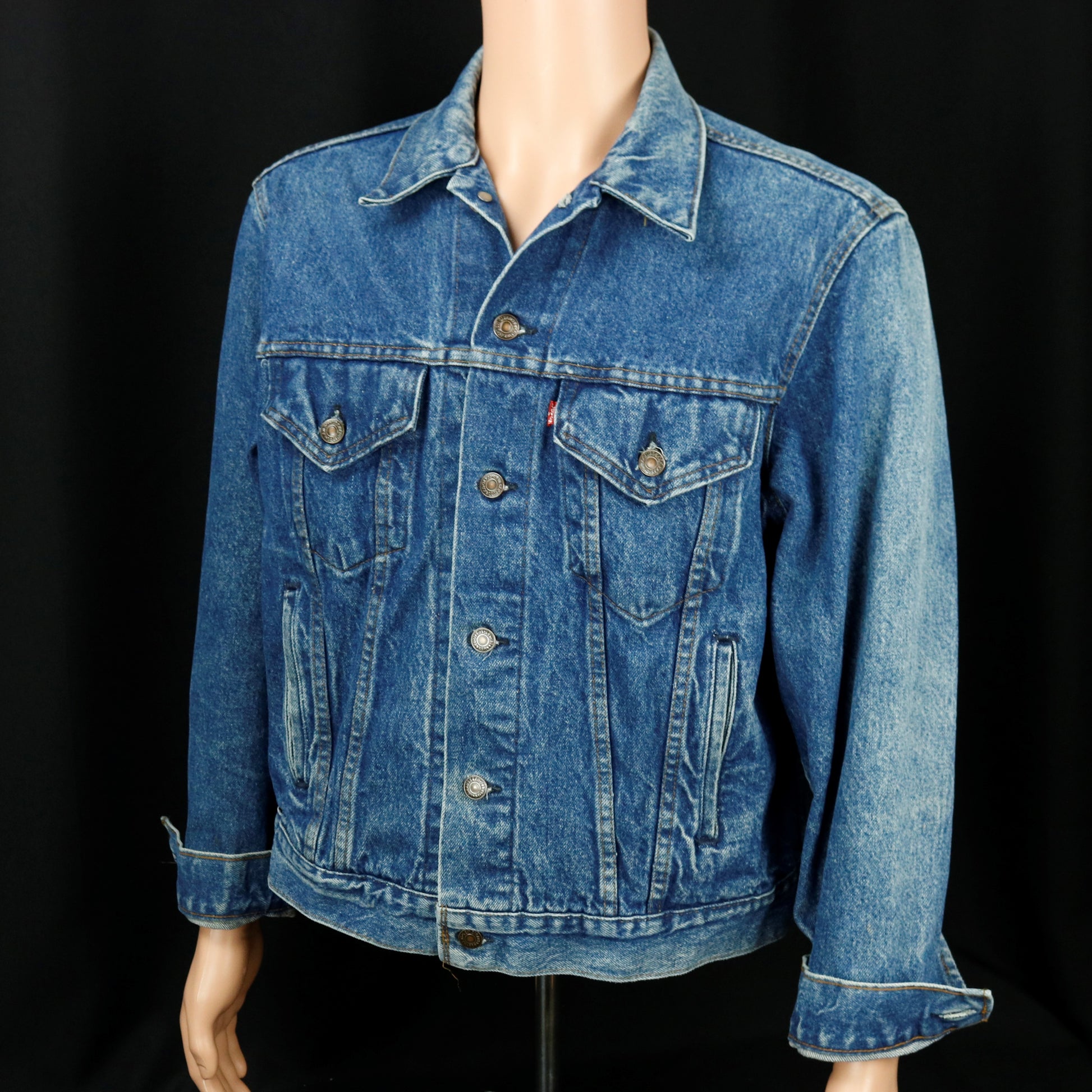 TUPAC Levis Denim Jacket 2Pac Shakur Vintage USA 44 Mens Medium