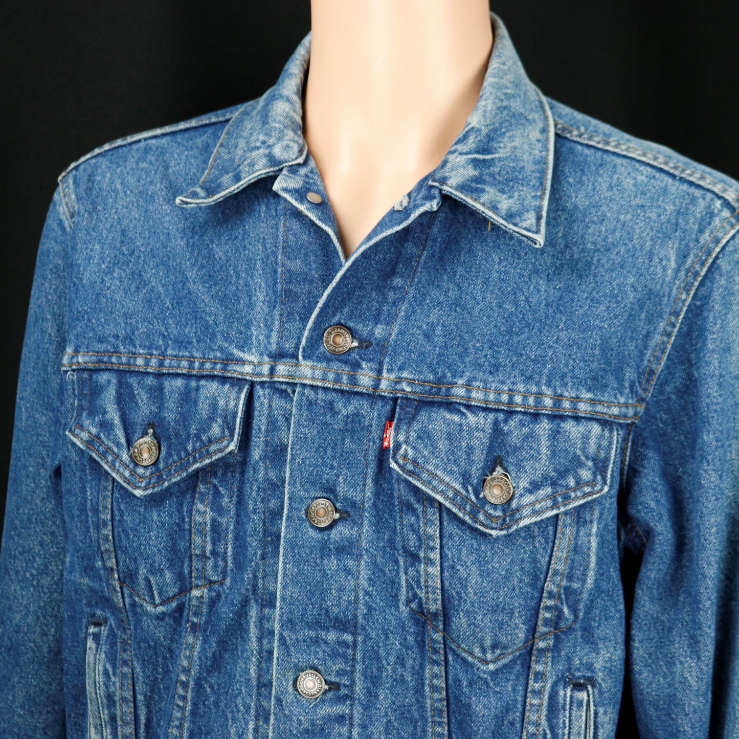 TUPAC Levis Denim Jacket 2Pac Shakur Vintage USA 44 Mens Medium