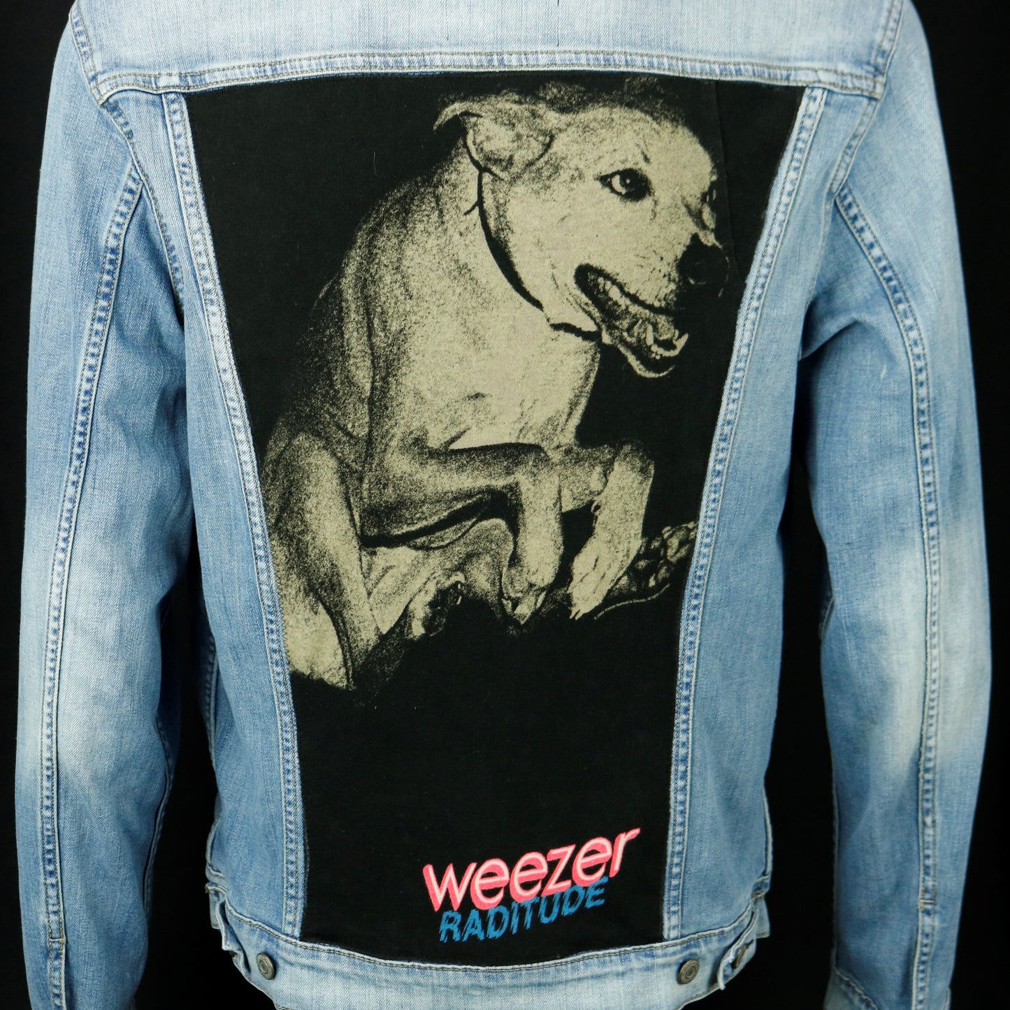 Weezer Levis Denim Jacket Ratitude Mens Large