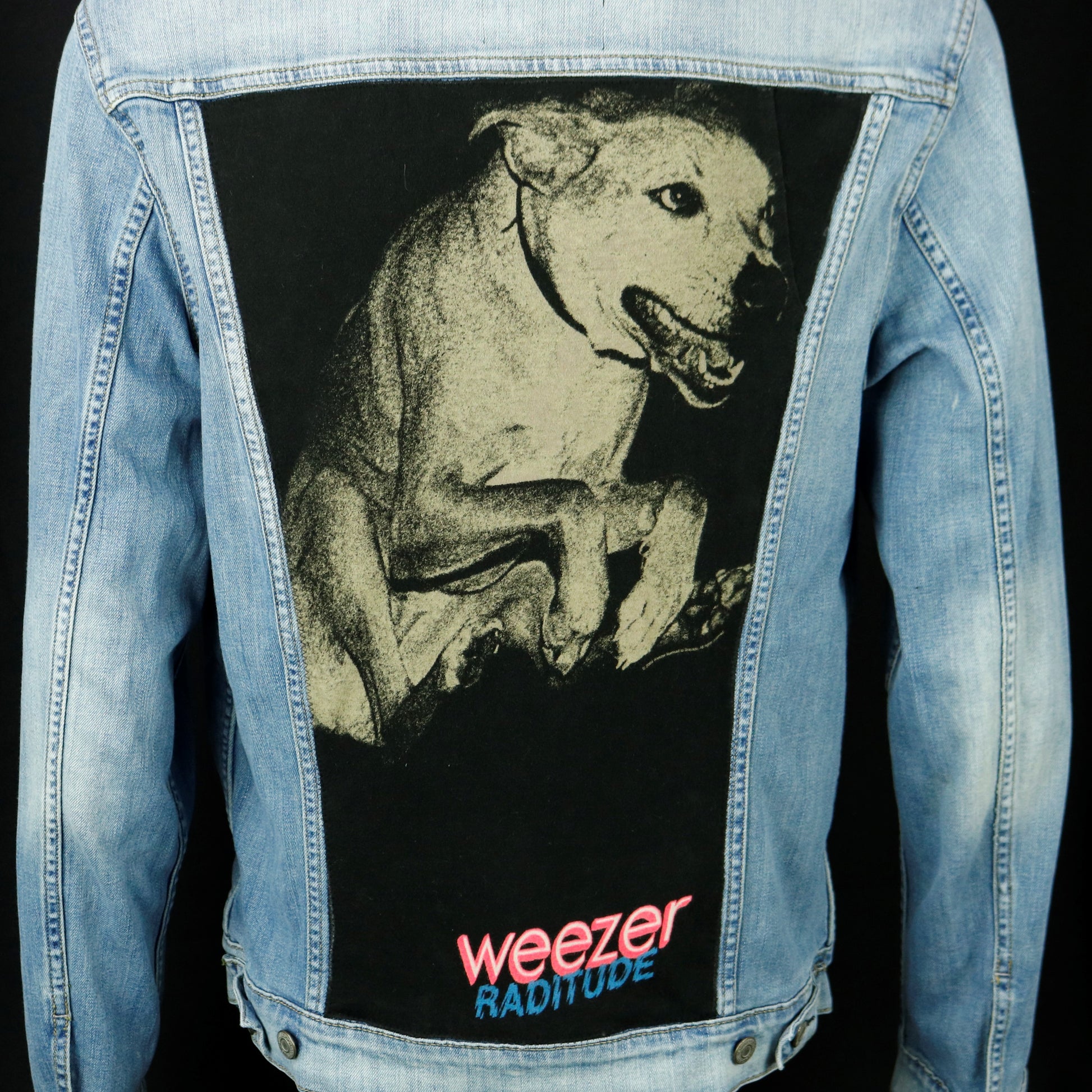 Weezer Levis Denim Jacket Ratitude Mens Large