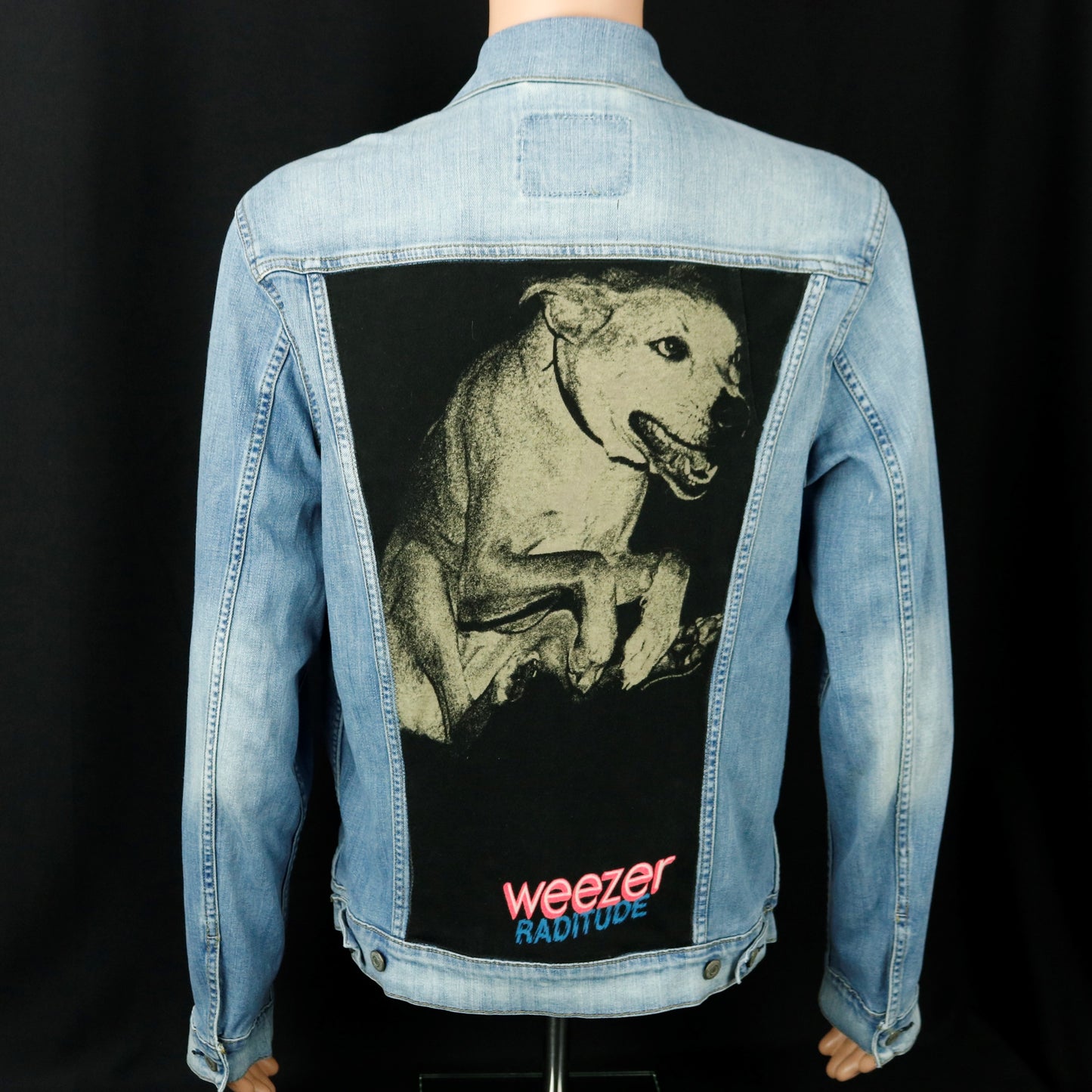 Weezer Levis Denim Jacket Ratitude Mens Large