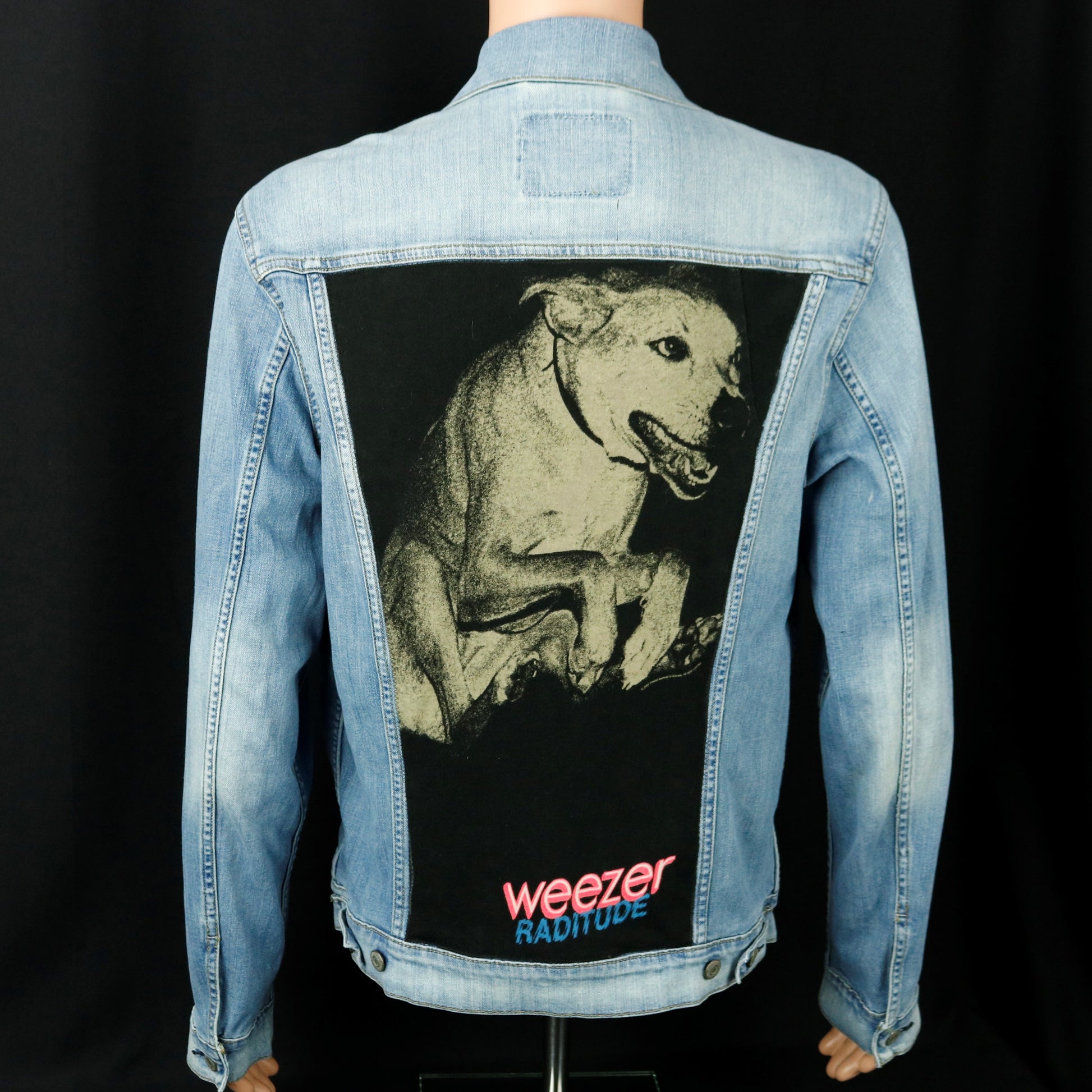 Weezer Levis Denim Jacket Ratitude Mens Large