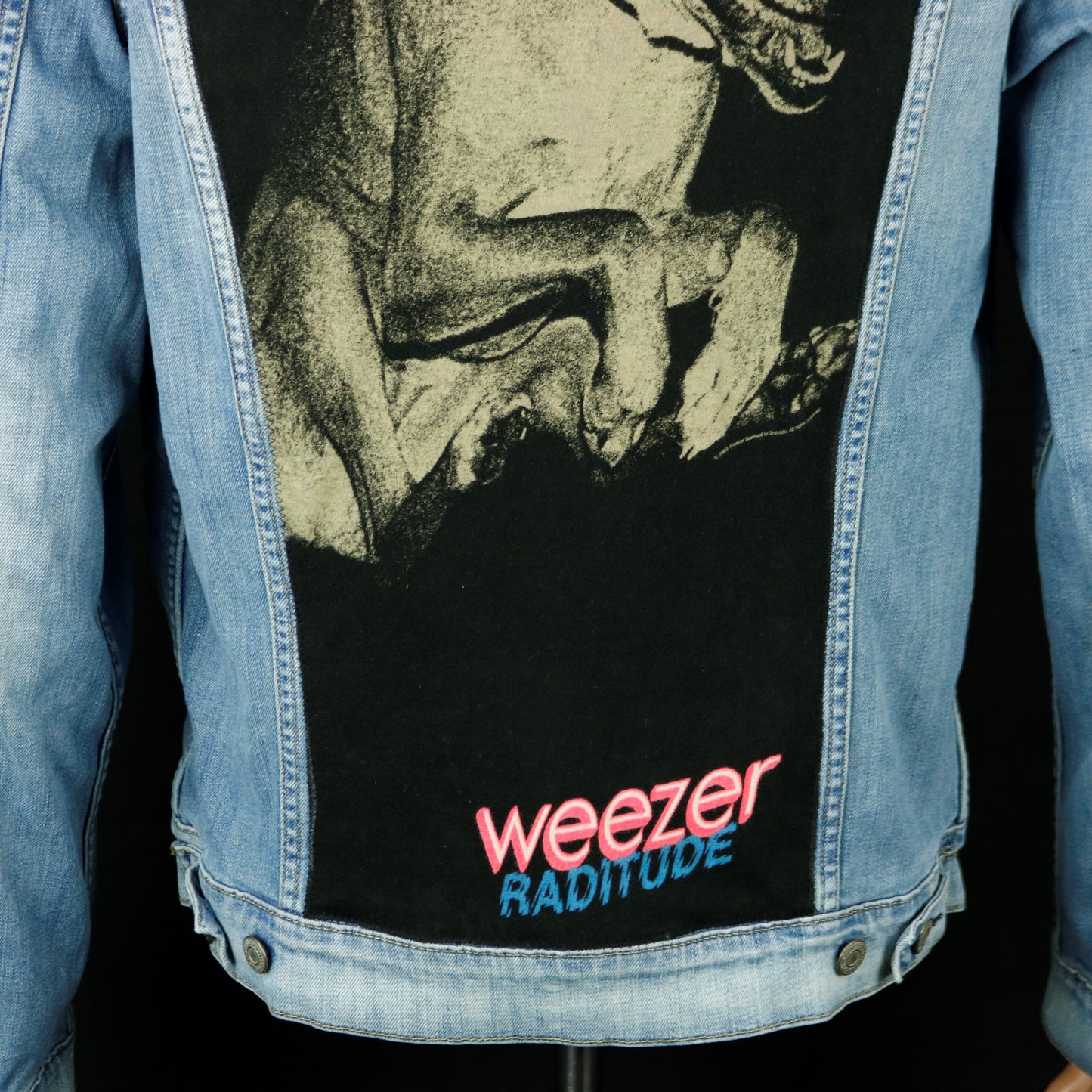 Weezer Levis Denim Jacket Ratitude Mens Large