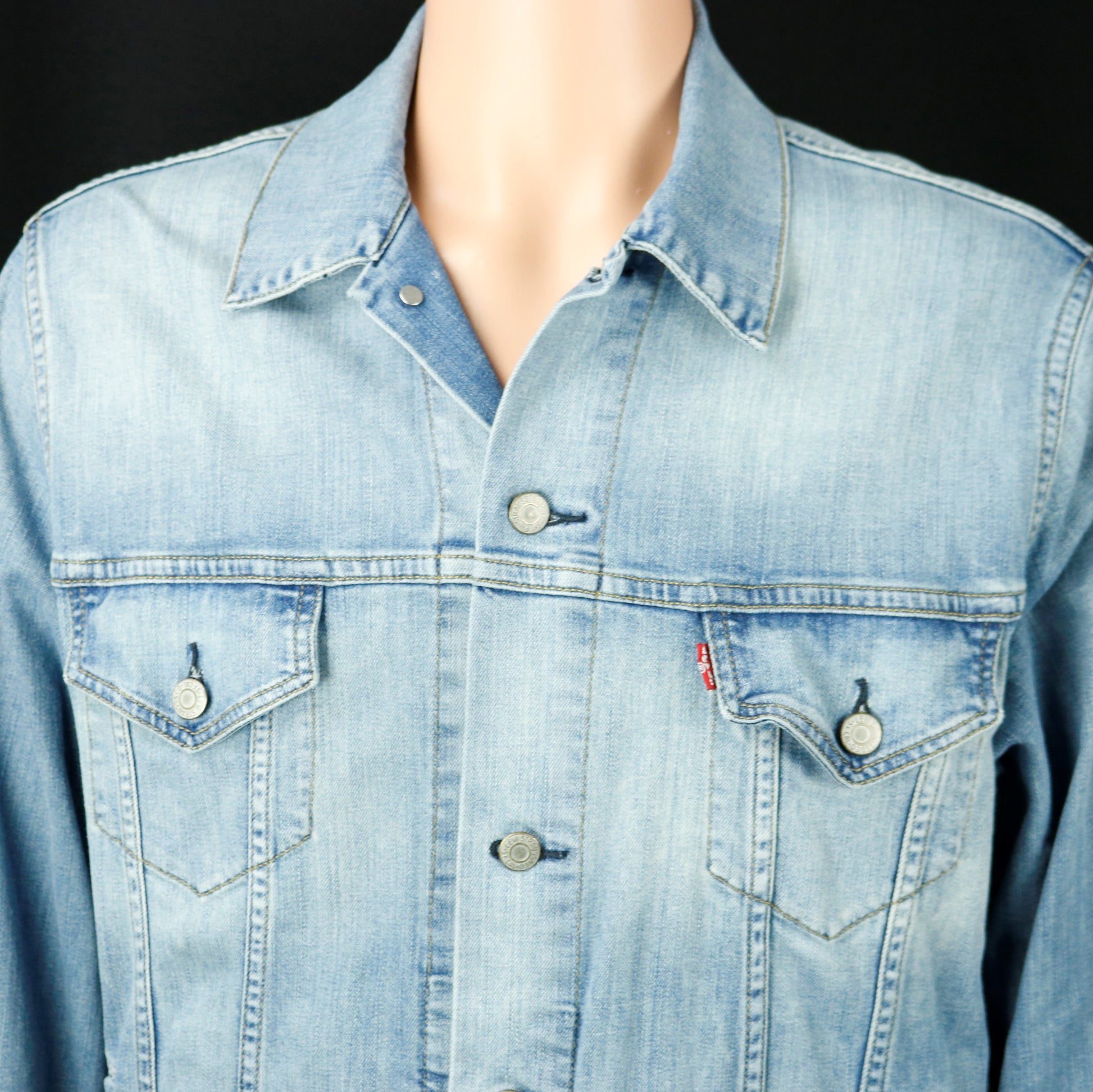 Weezer Levis Denim Jacket Ratitude Mens Large