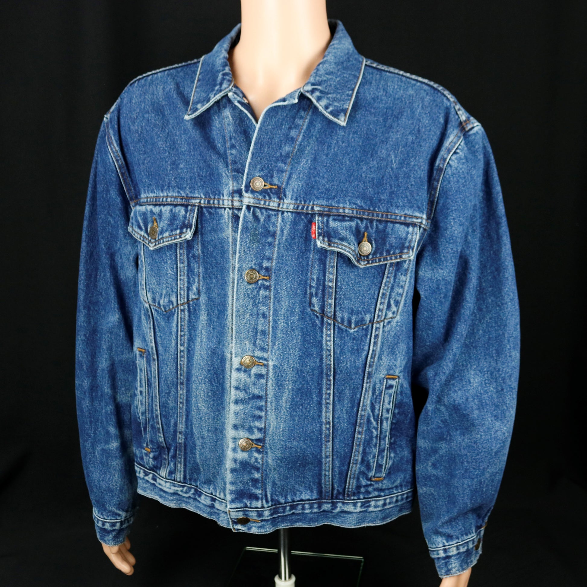 Allman Brothers Band Levis Denim Jacket Peach Vintage Mens XLarge