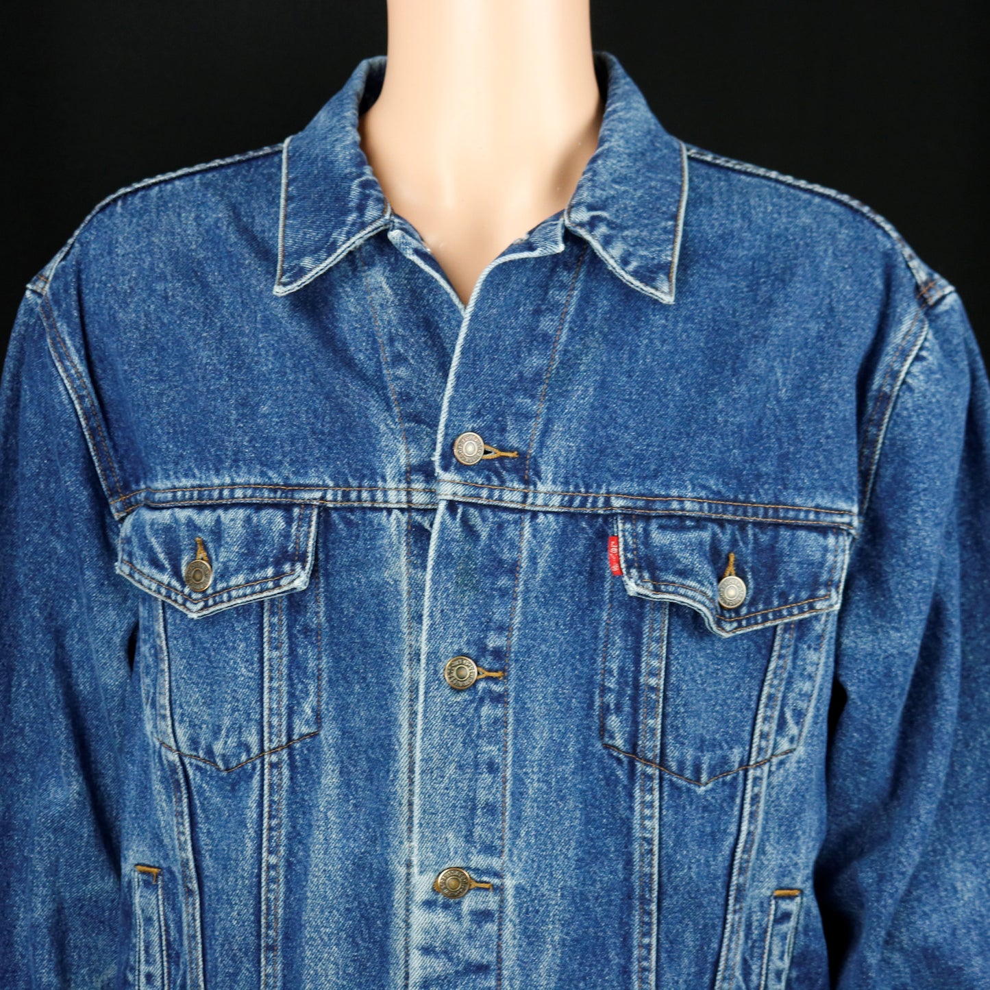 Allman Brothers Band Levis Denim Jacket Peach Vintage Mens XLarge