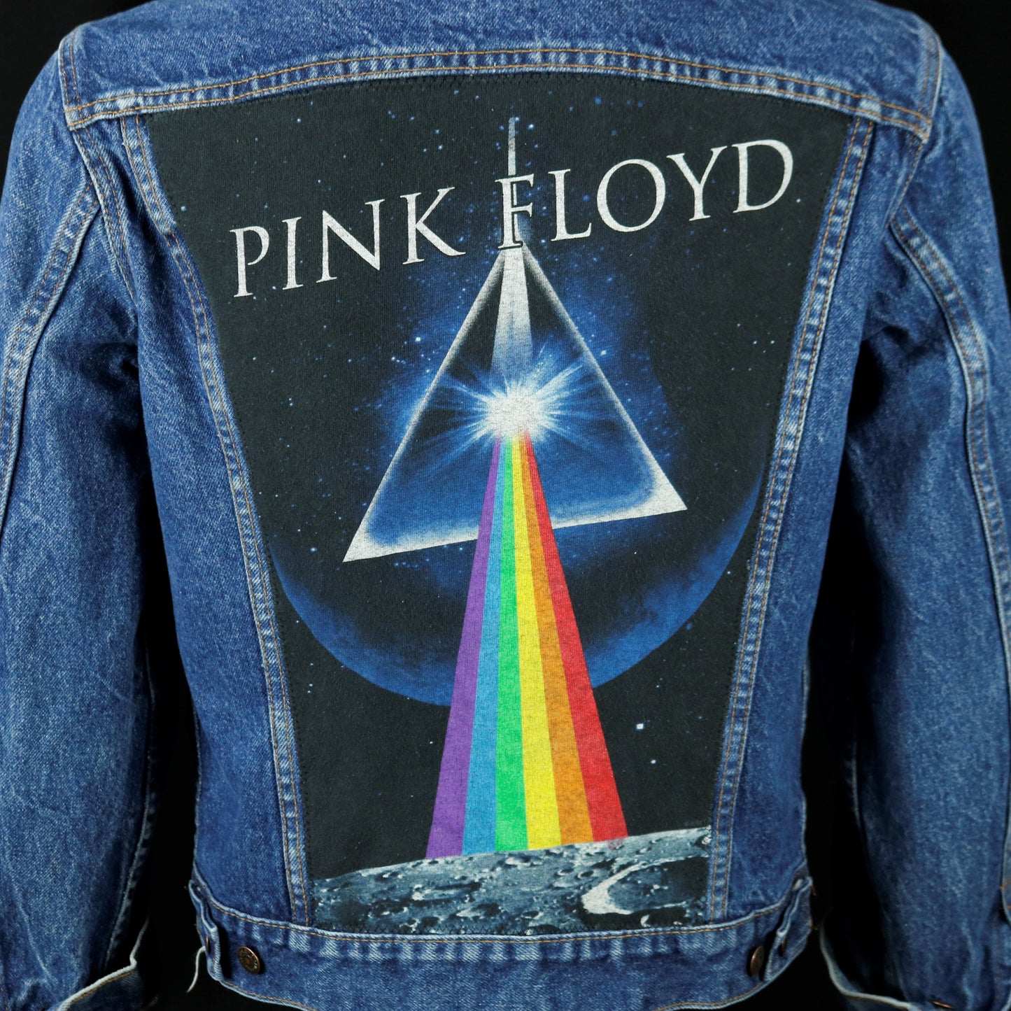 Pink Floyd Levis Denim Jacket USA Mens Large Wish You Were Here