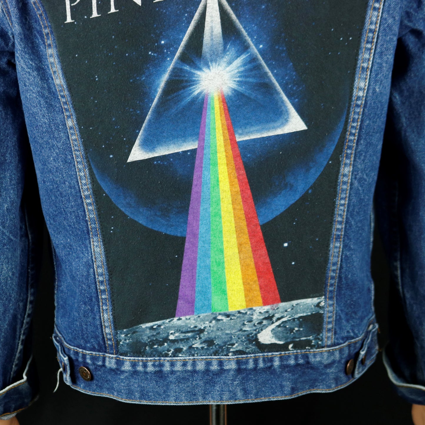 Pink Floyd Levis Denim Jacket USA Mens Large Wish You Were Here