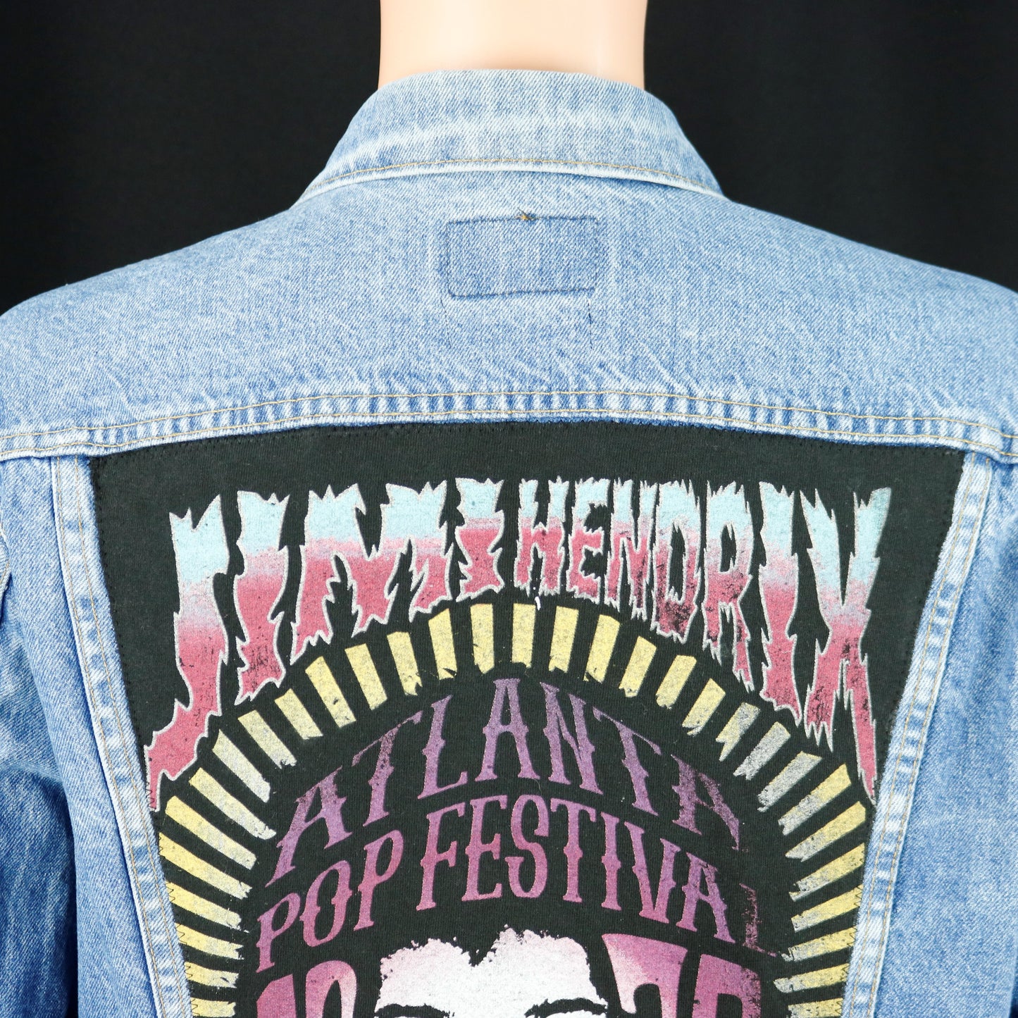 Jimi Hendrix Levis Denim Jacket USA 46L Mens Medium