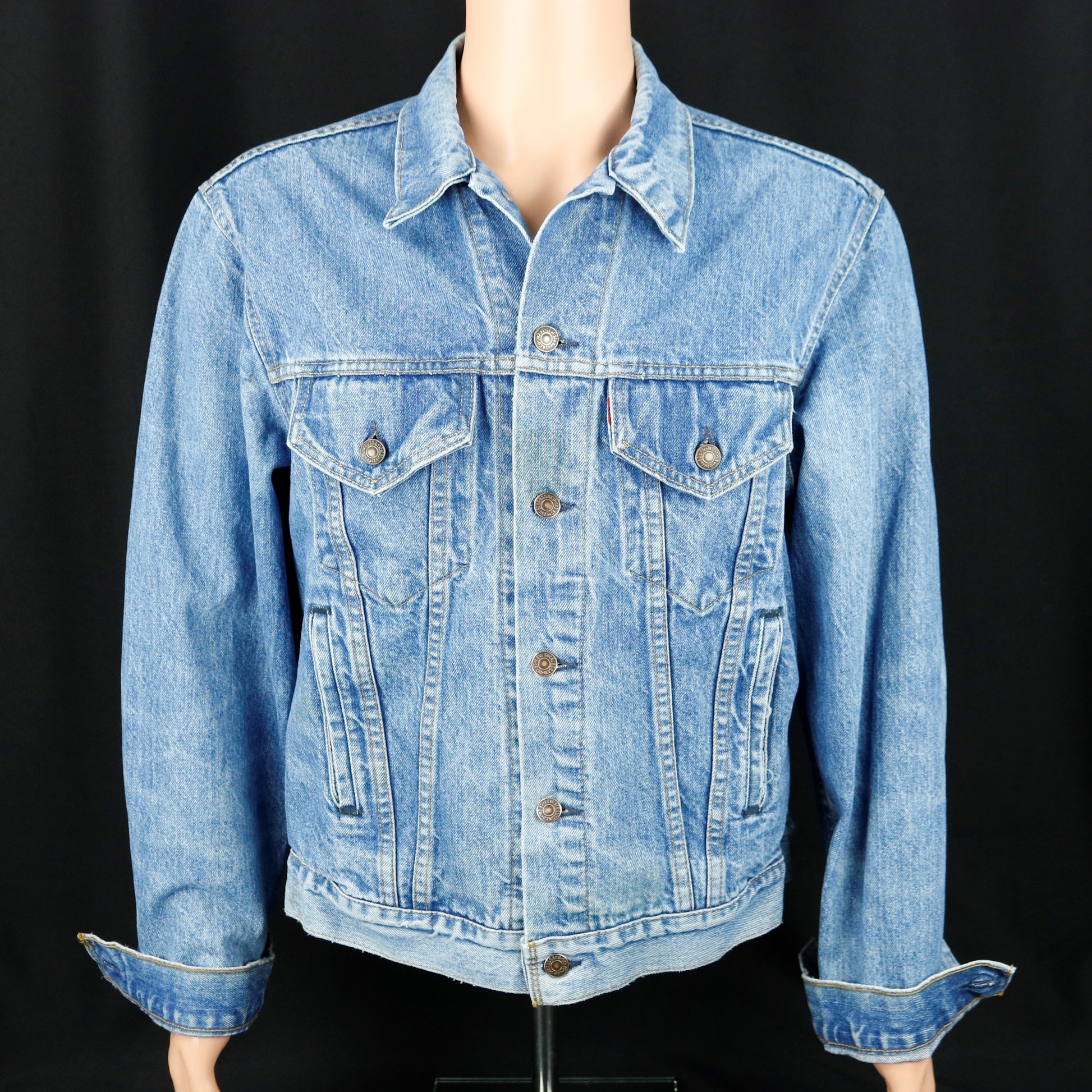 Jimi Hendrix Levis Denim Jacket USA 46L Mens Medium