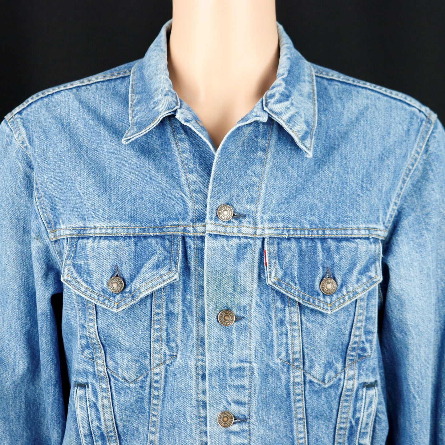 Jimi Hendrix Levis Denim Jacket USA 46L Mens Medium