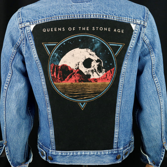 Queens of the Stone Age Levis Denim Jacket USA 40 Mens Small