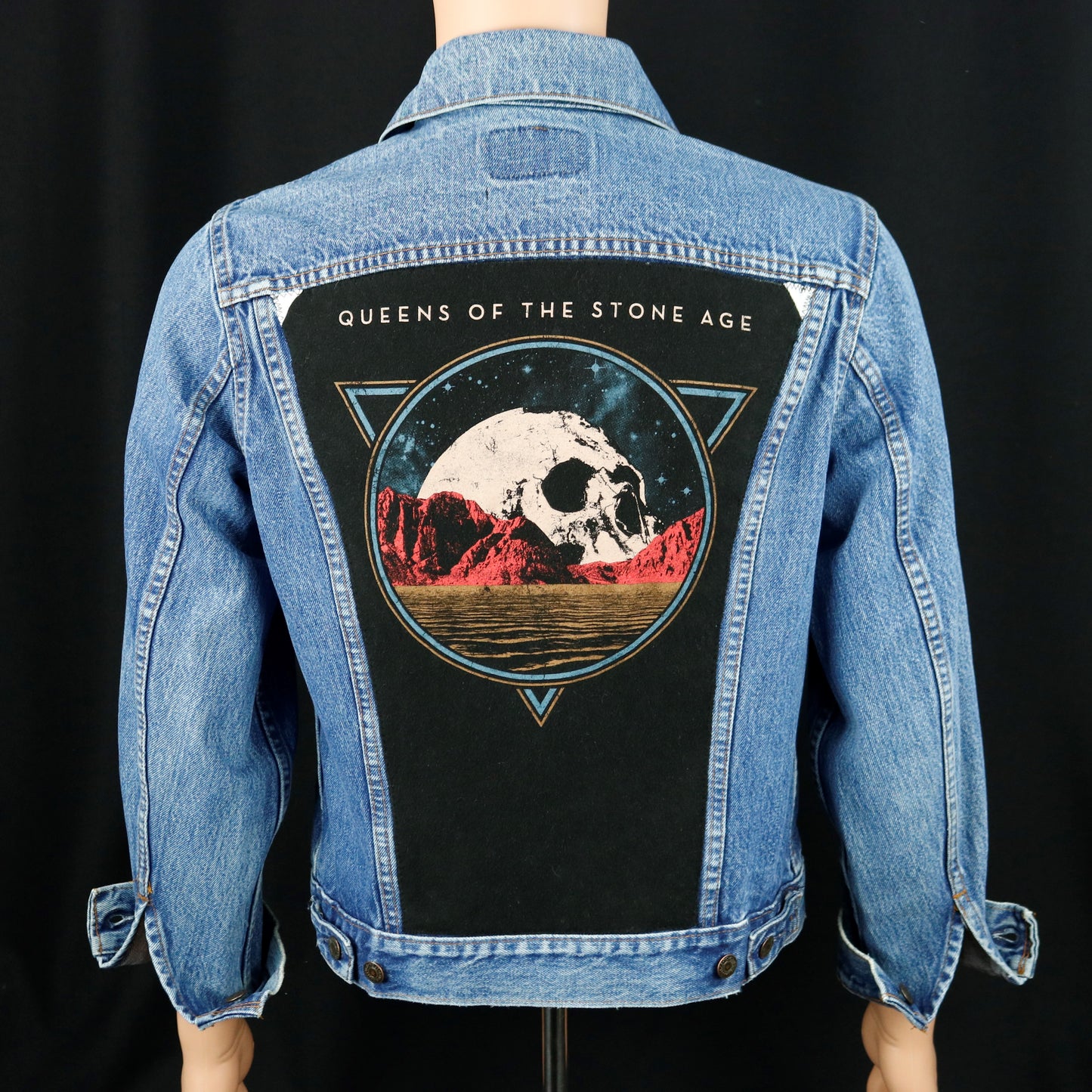 Queens of the Stone Age Levis Denim Jacket USA 40 Mens Small