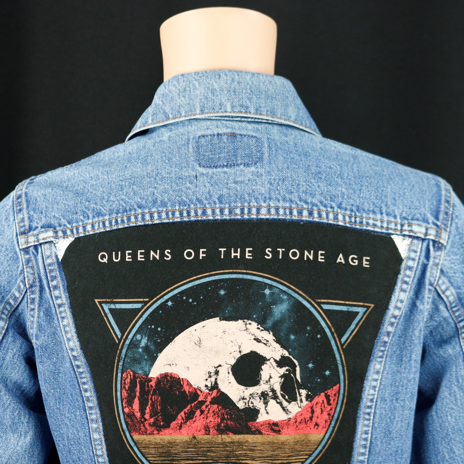 Queens of the Stone Age Levis Denim Jacket USA 40 Mens Small