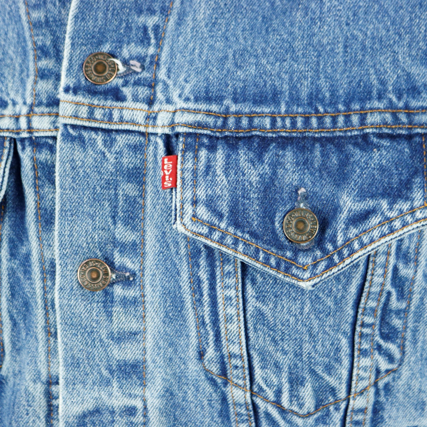 Queens of the Stone Age Levis Denim Jacket USA 40 Mens Small