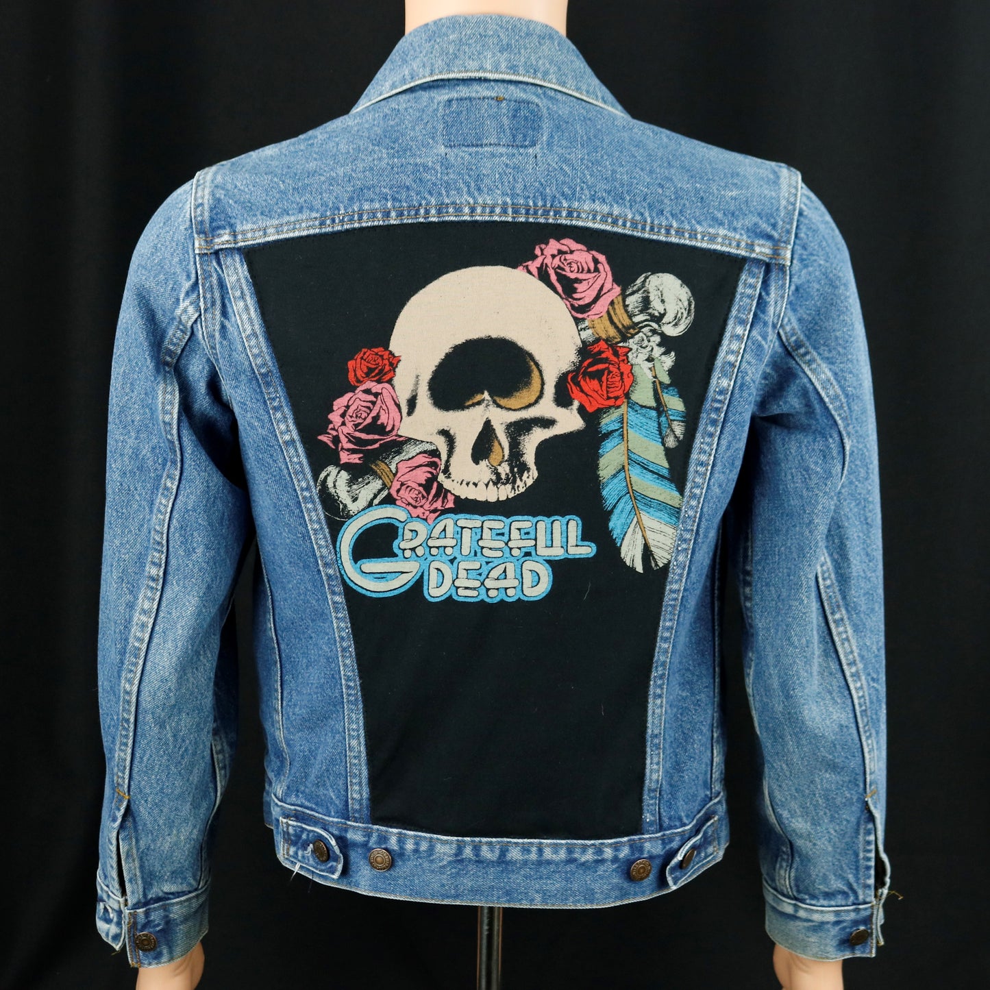 Grateful Dead Levis Denim Jacket USA 34 Mens XSmall