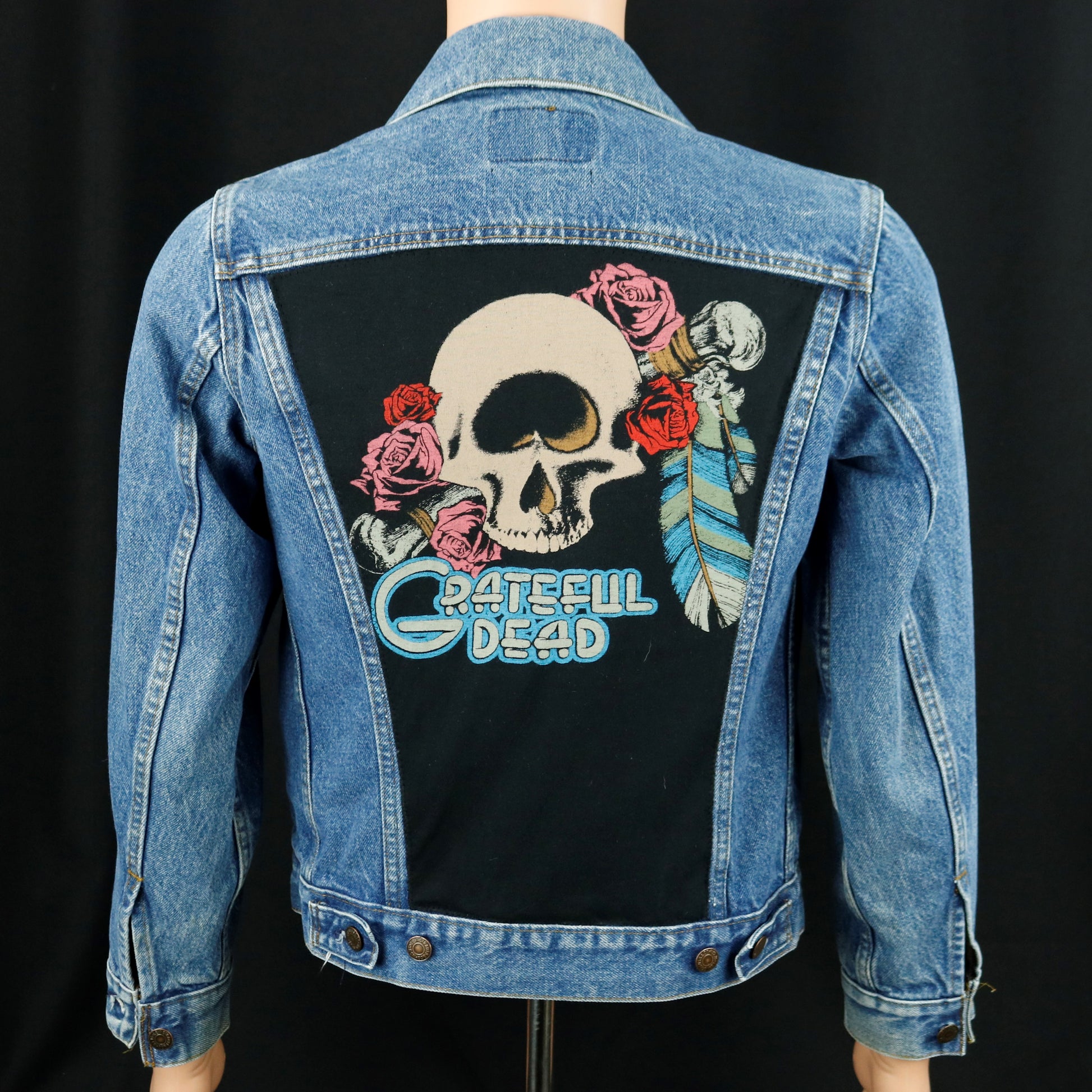 Grateful Dead Levis Denim Jacket USA 34 Mens XSmall