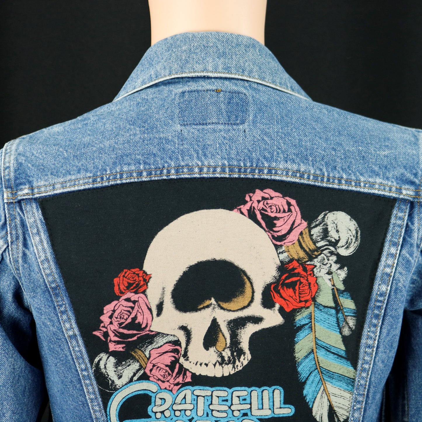 Grateful Dead Levis Denim Jacket USA 34 Mens XSmall