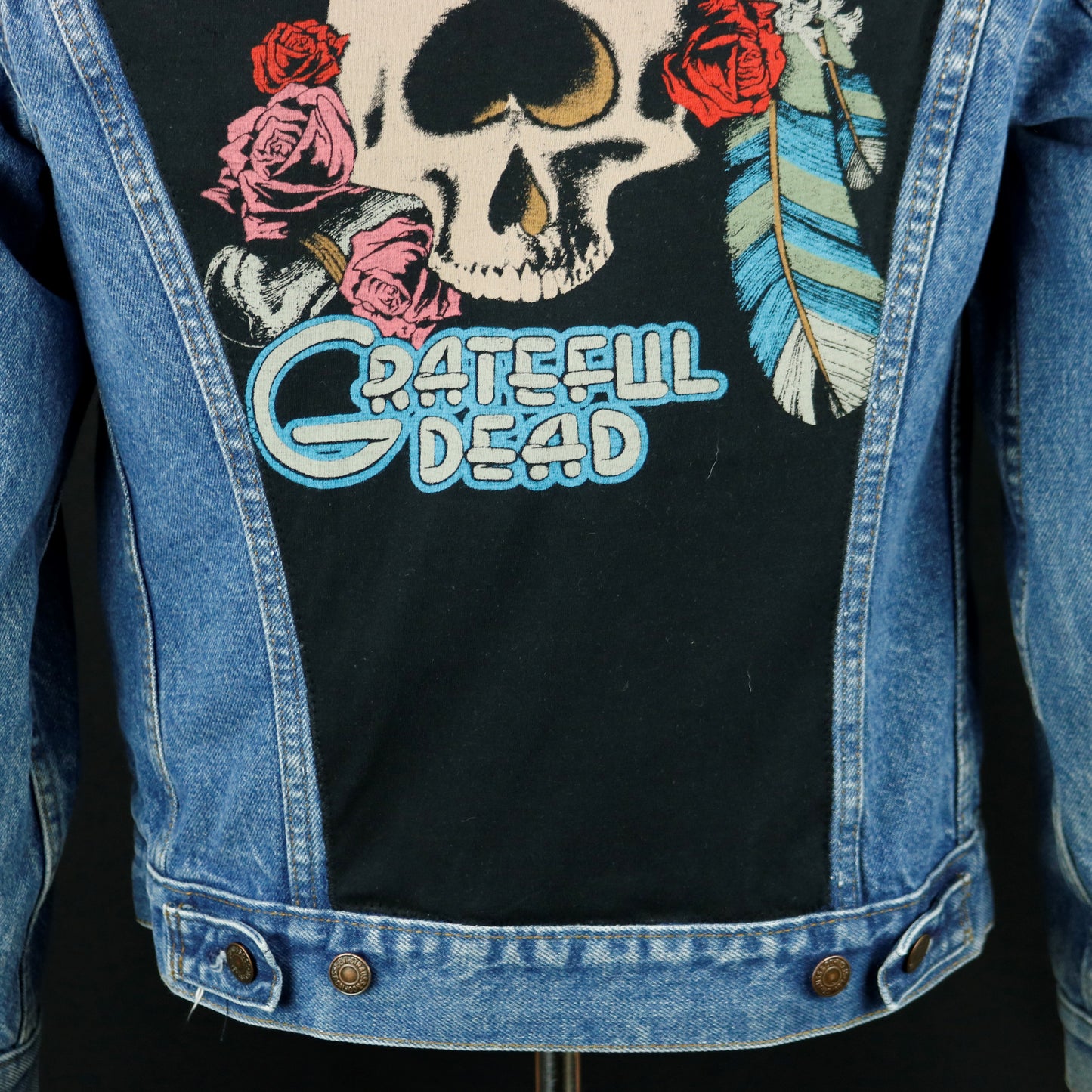 Grateful Dead Levis Denim Jacket USA 34 Mens XSmall
