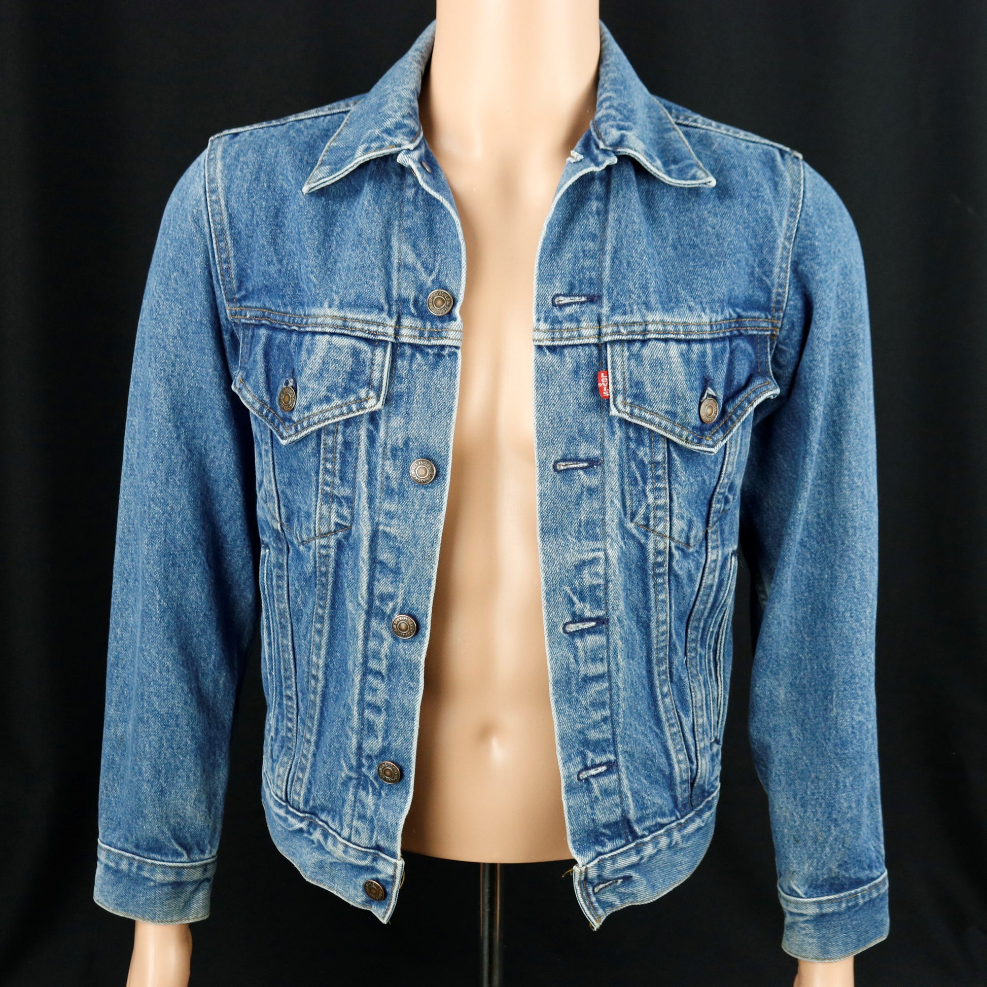 Grateful Dead Levis Denim Jacket USA 34 Mens XSmall
