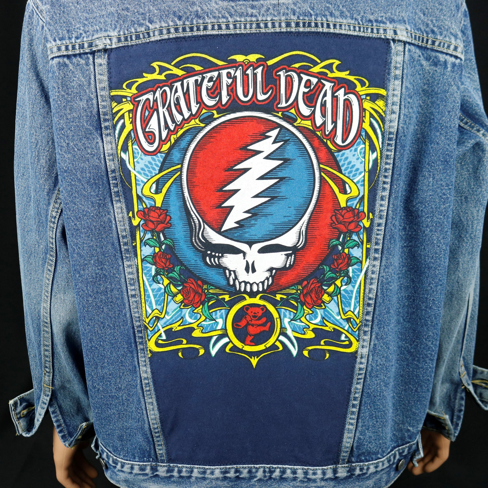 Grateful Dead Levis Denim Jacket USA Steelie Mens XLarge
