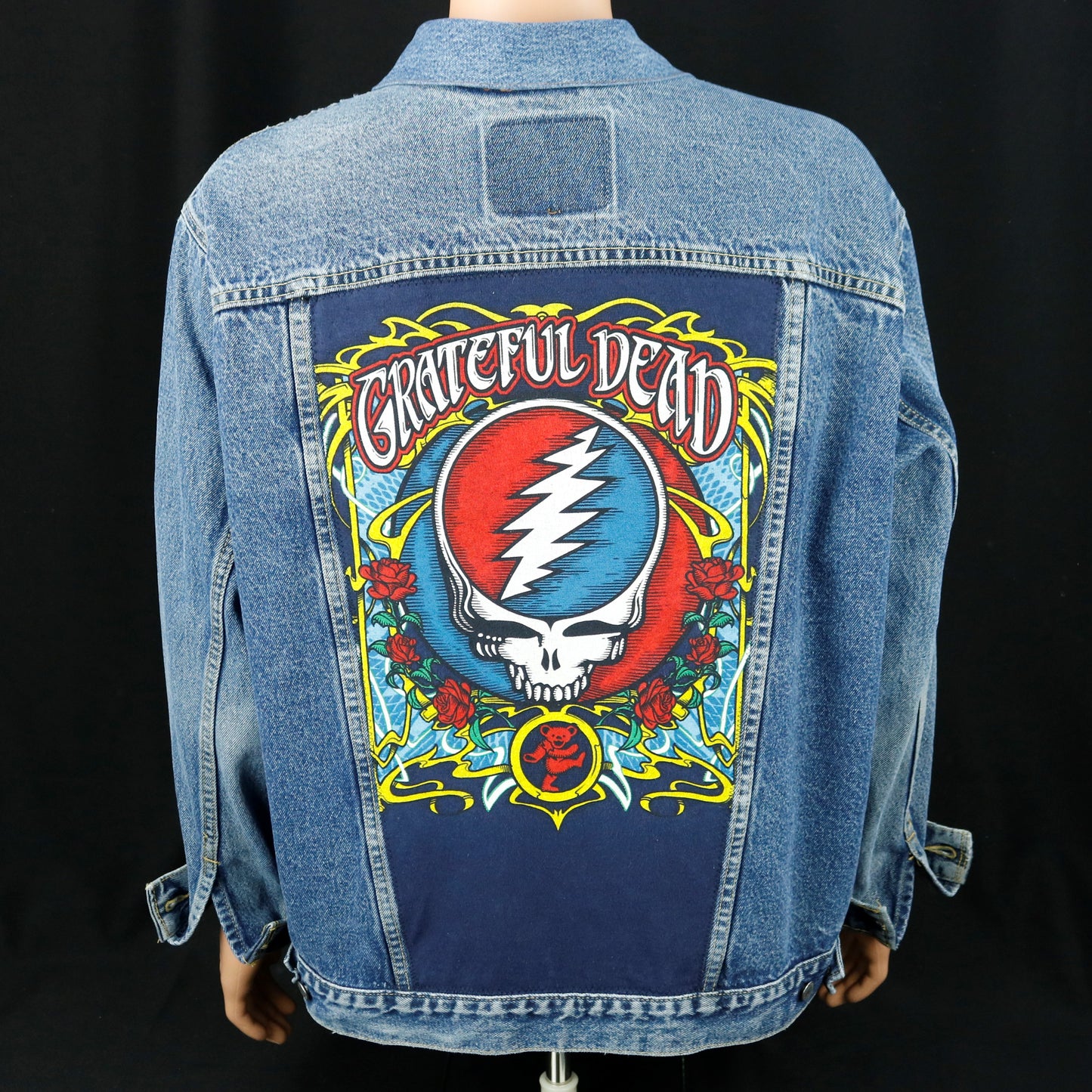 Grateful Dead Levis Denim Jacket USA Steelie Mens XLarge