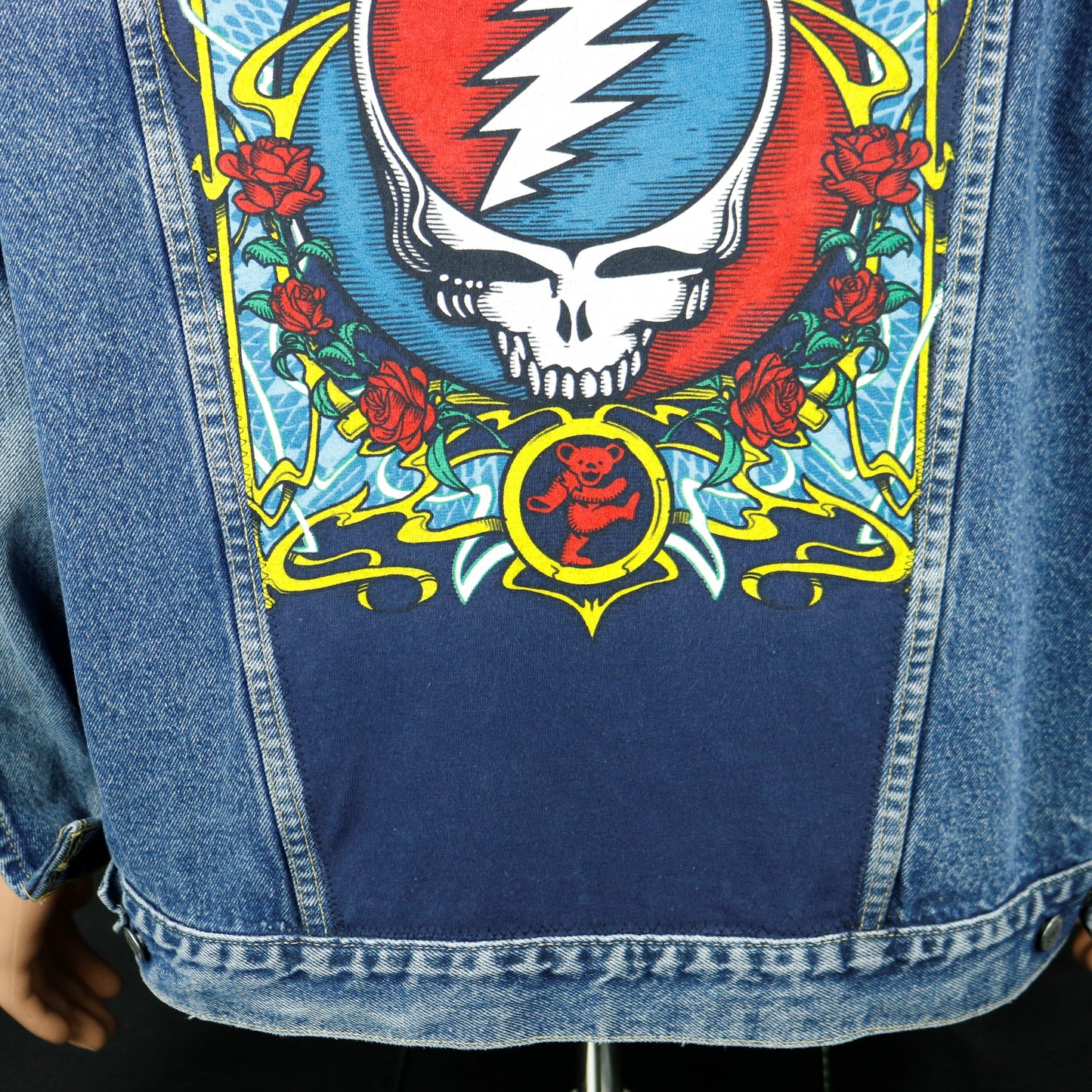Grateful Dead Levis Denim Jacket USA Steelie Mens XLarge