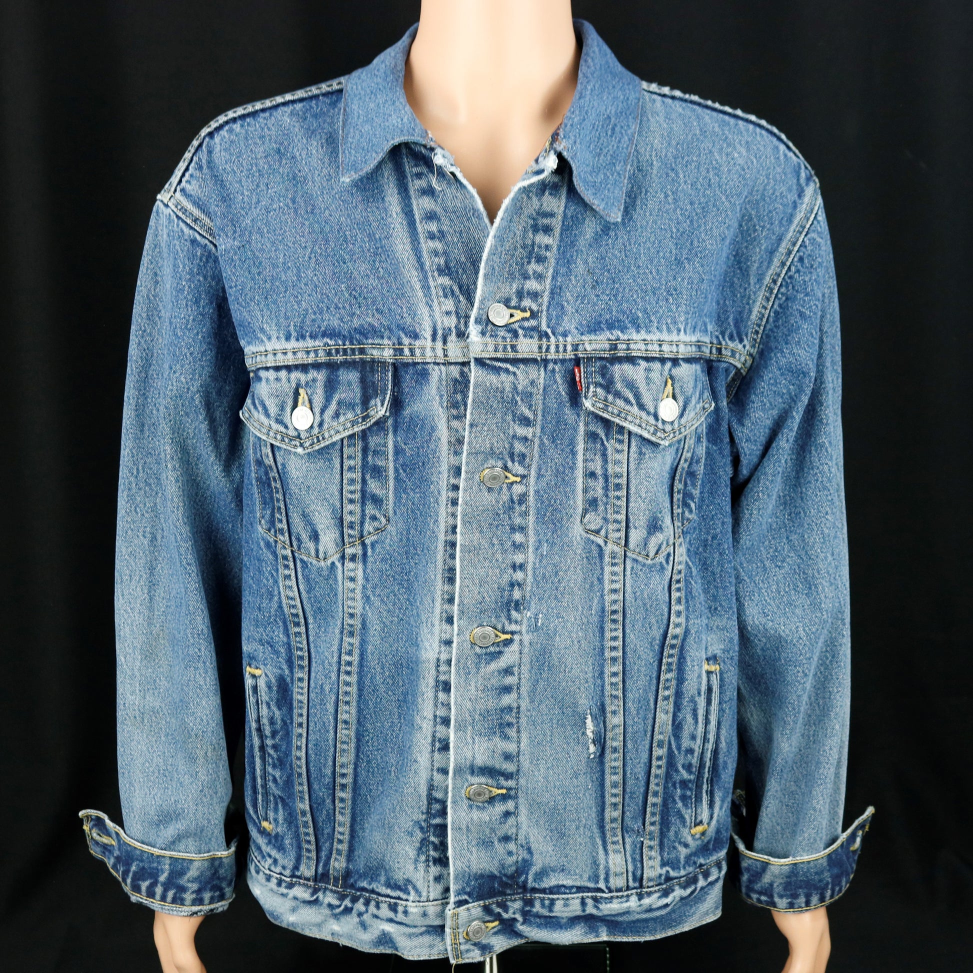 Grateful Dead Levis Denim Jacket USA Steelie Mens XLarge