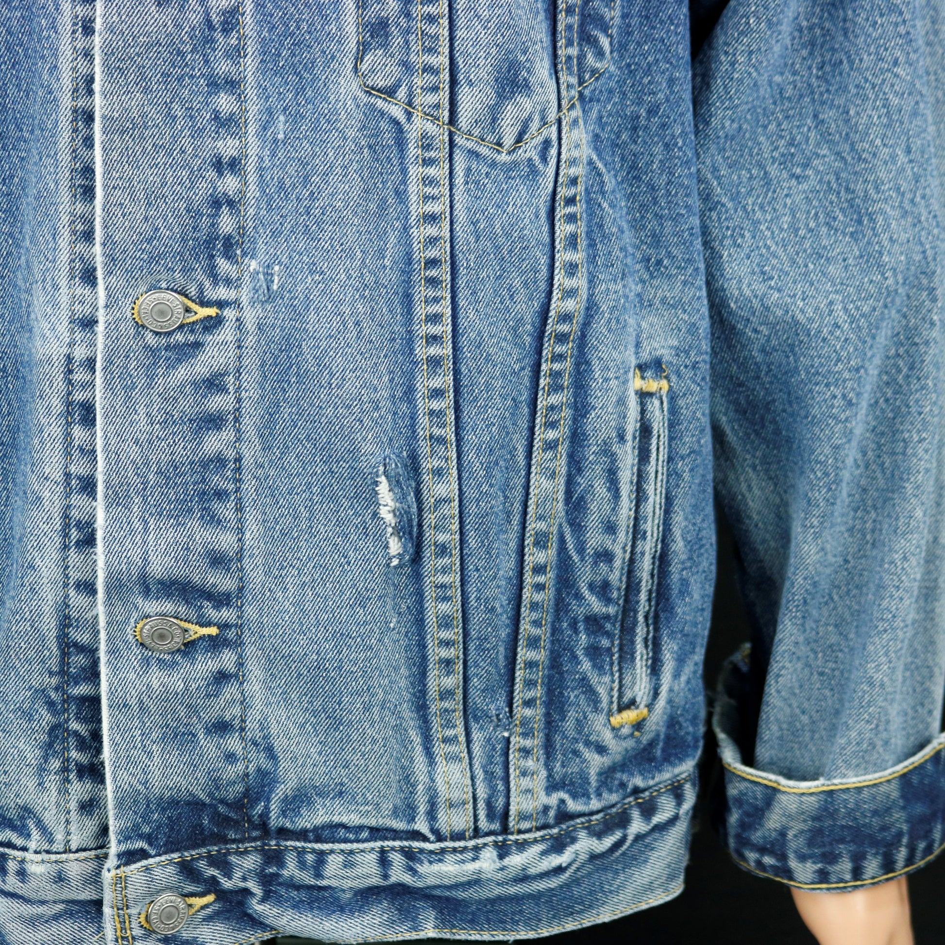 Grateful Dead Levis Denim Jacket USA Steelie Mens XLarge