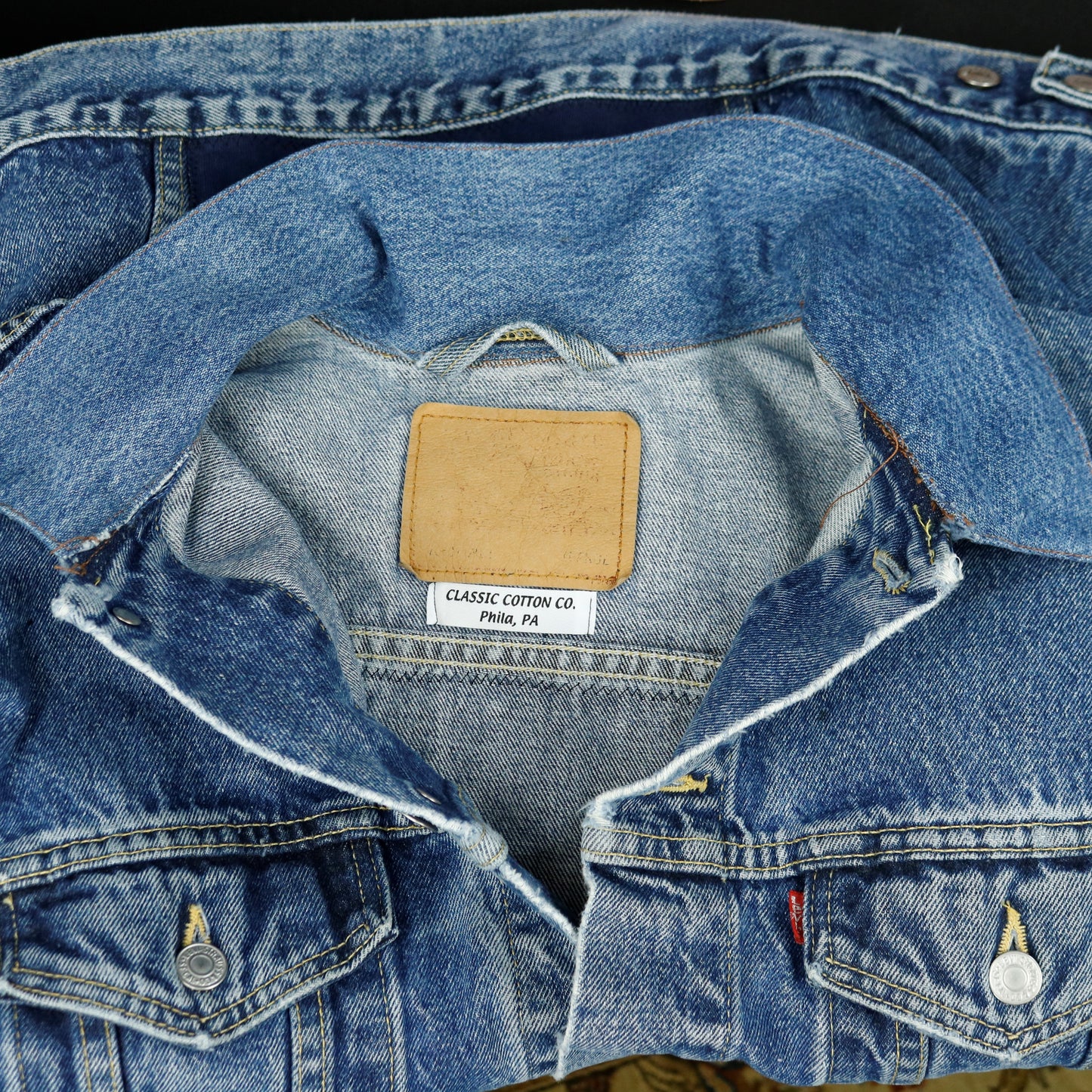 Grateful Dead Levis Denim Jacket USA Steelie Mens XLarge