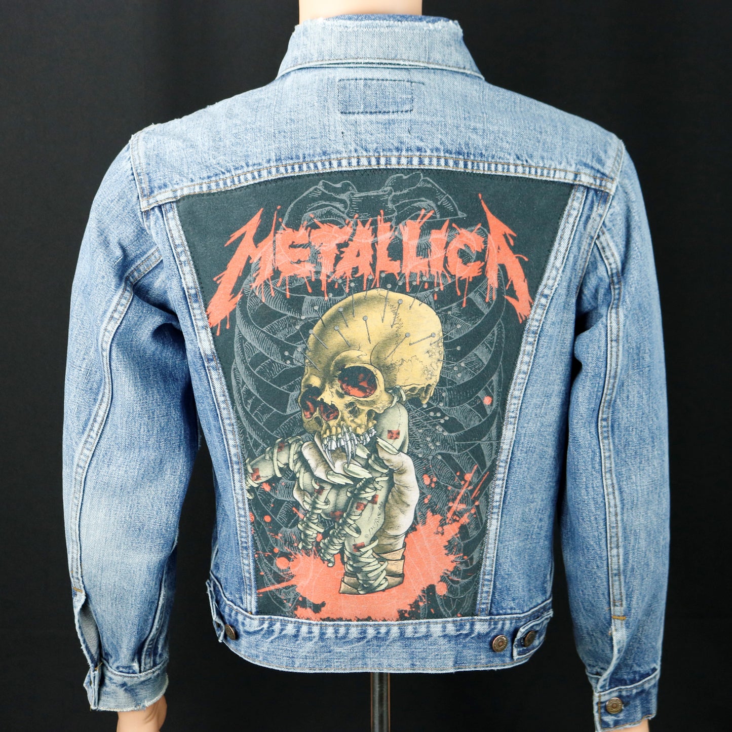 Metallica Levi's Denim Jacket USA 40 Mens Small