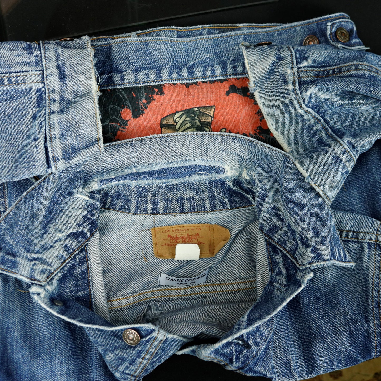 Metallica Levi's Denim Jacket USA 40 Mens Small