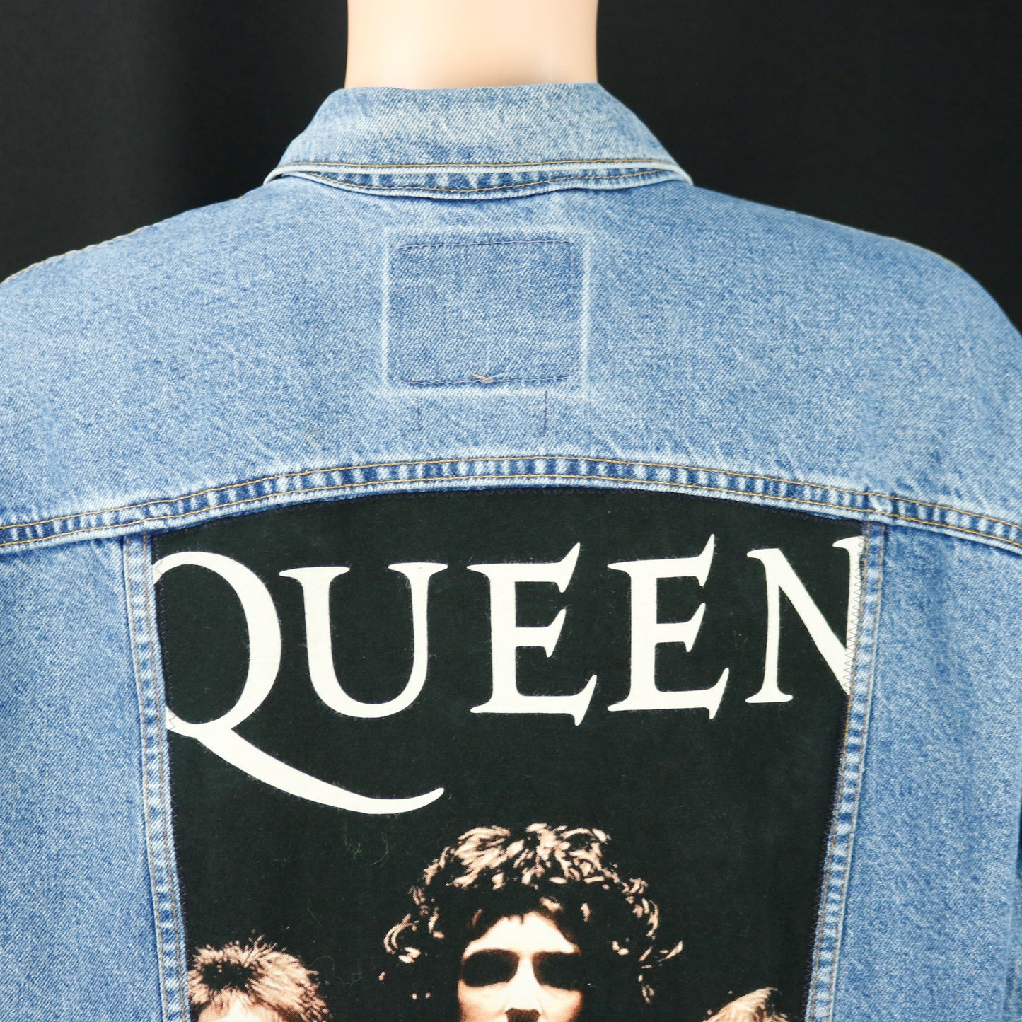QUEEN Band Levis Denim Jacket Vintage USA Mens Large