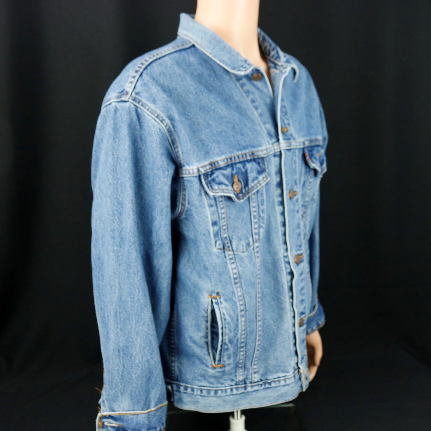 QUEEN Band Levis Denim Jacket Vintage USA Mens Large