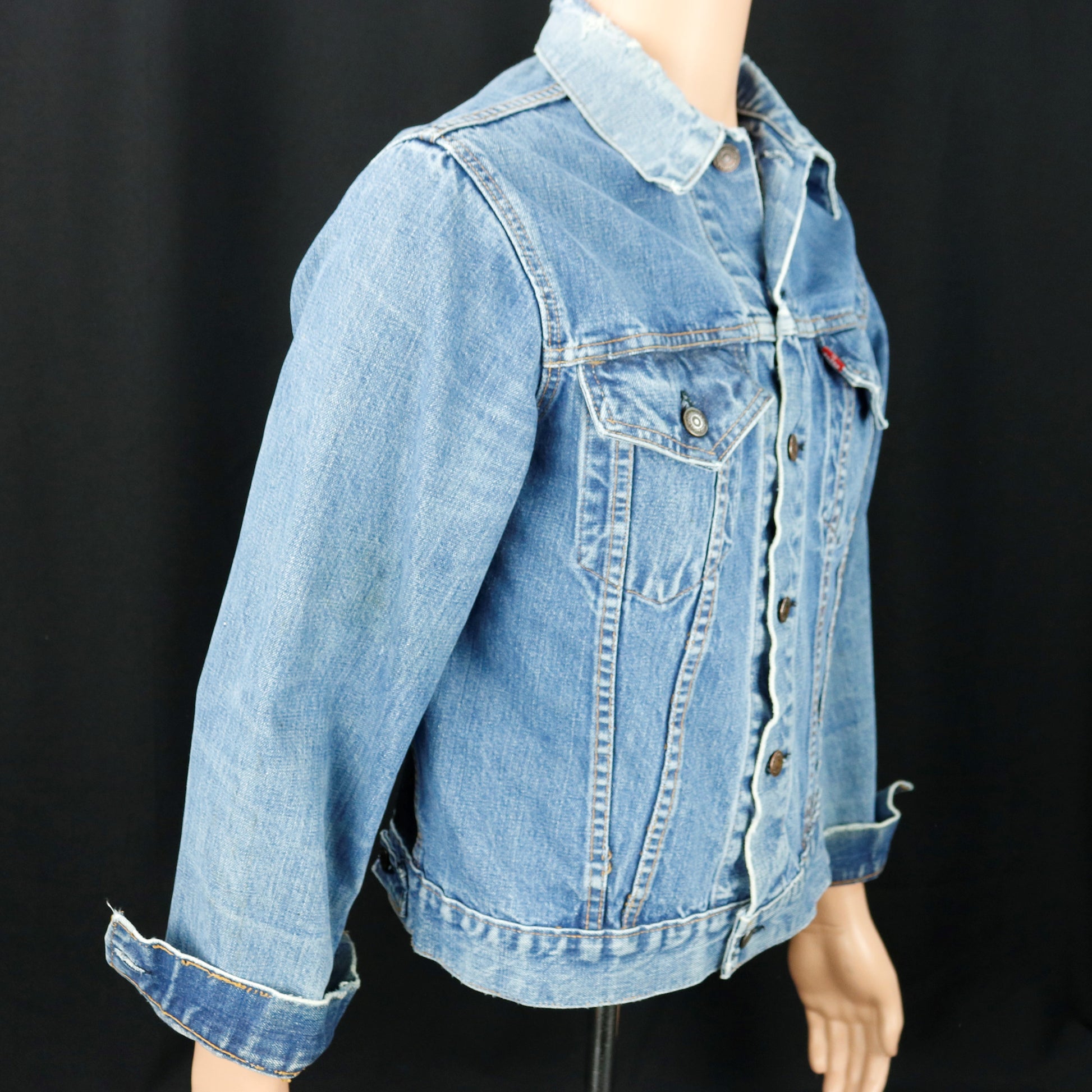 Ramones Levis Denim Jacket Mens Small Womens Medium