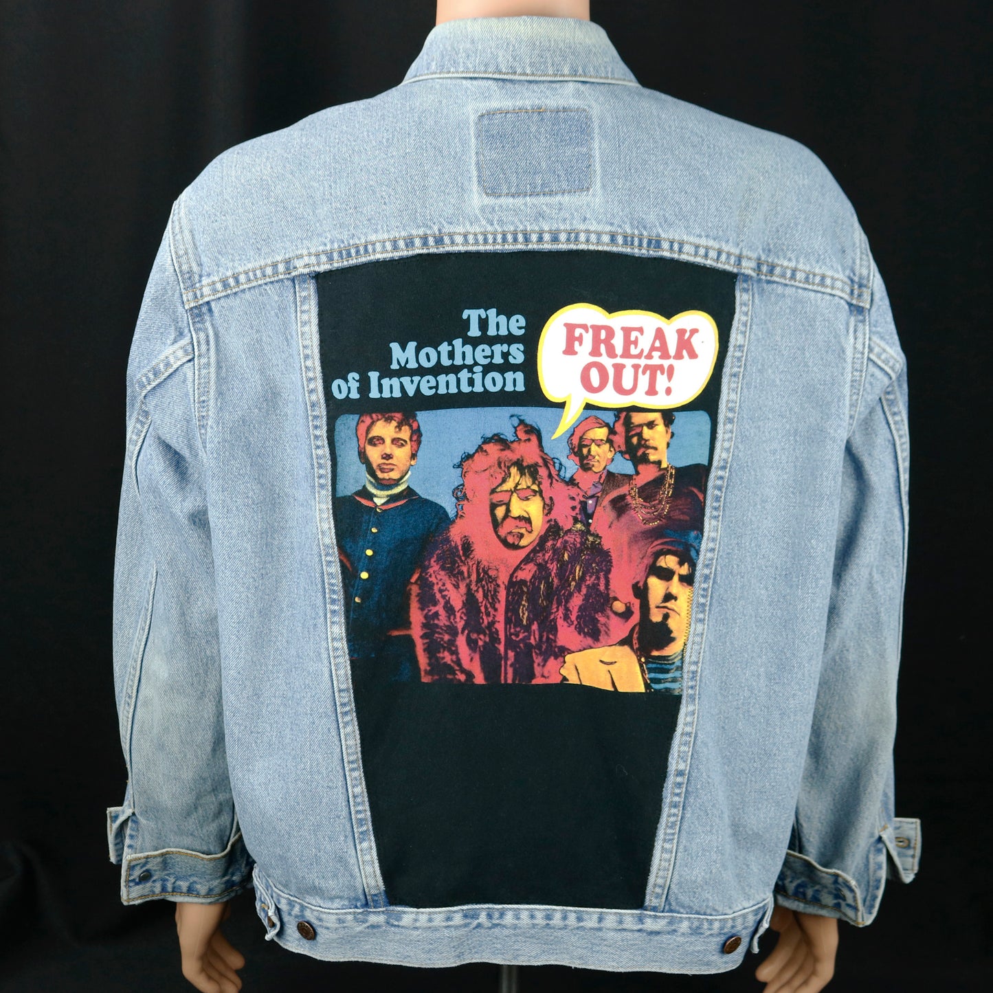 Frank Zappa Levis Denim Jacket Freak Out Mens Large