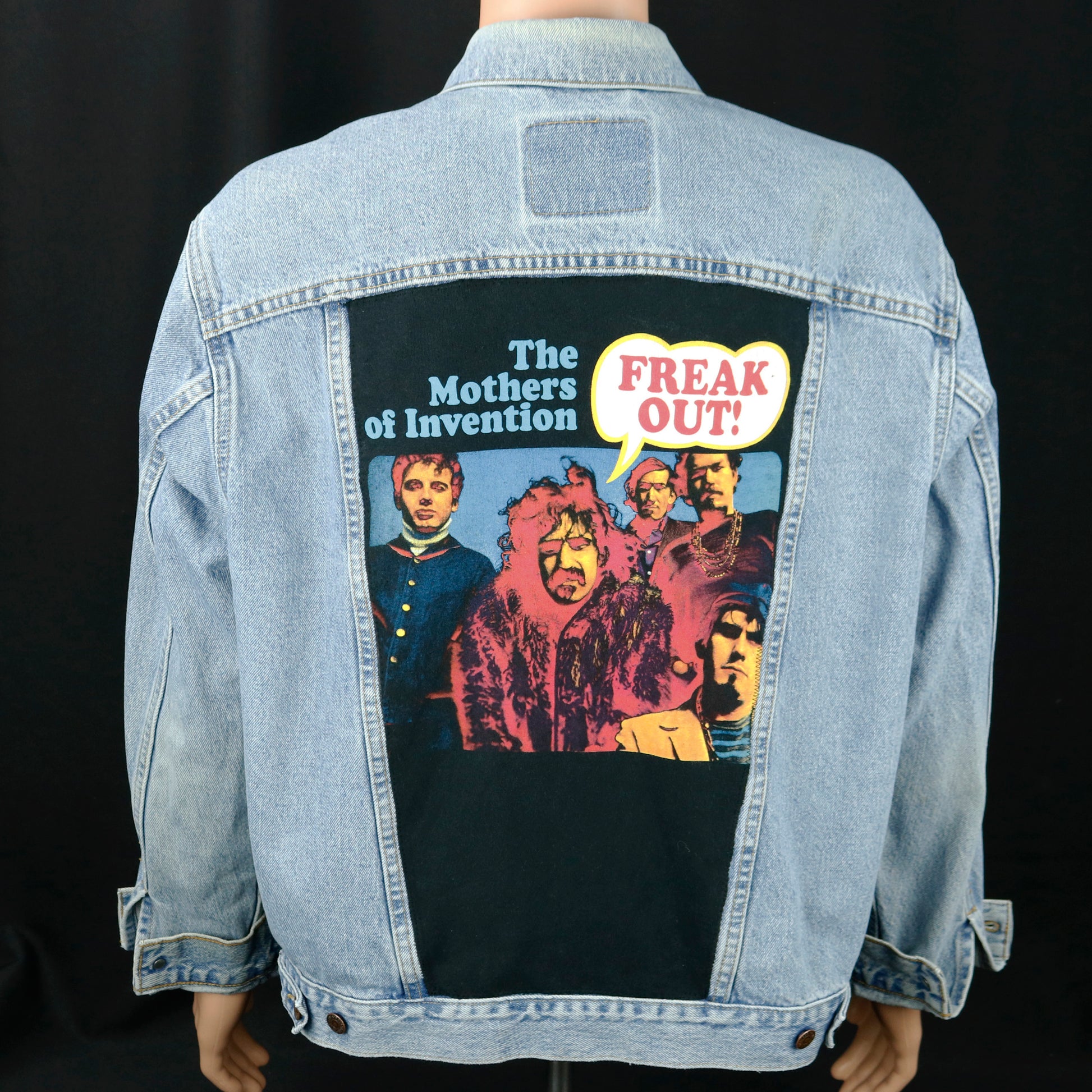 Frank Zappa Levis Denim Jacket Freak Out Mens Large
