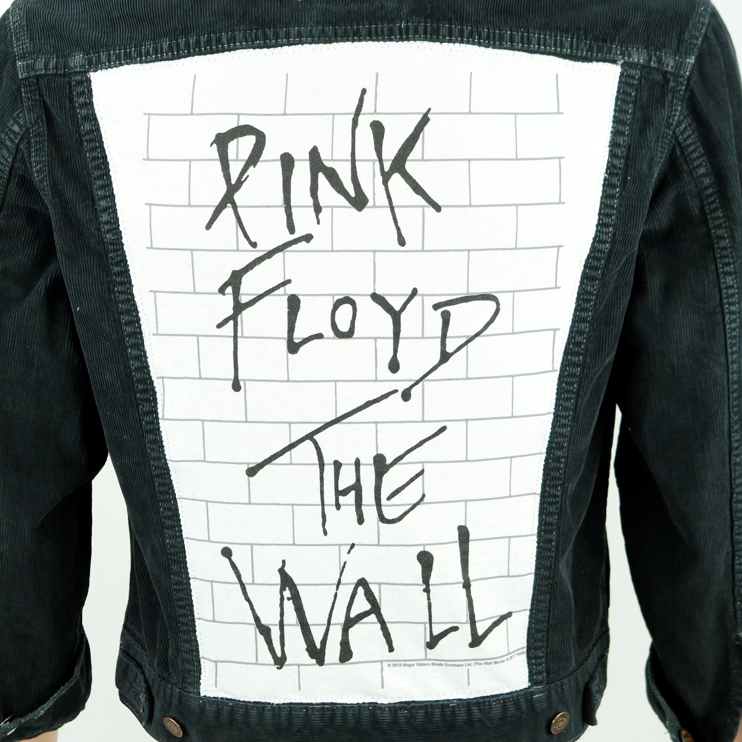 Pink Floyd Levis Black Jacket Corduroy The Wall Mens Small Women Large