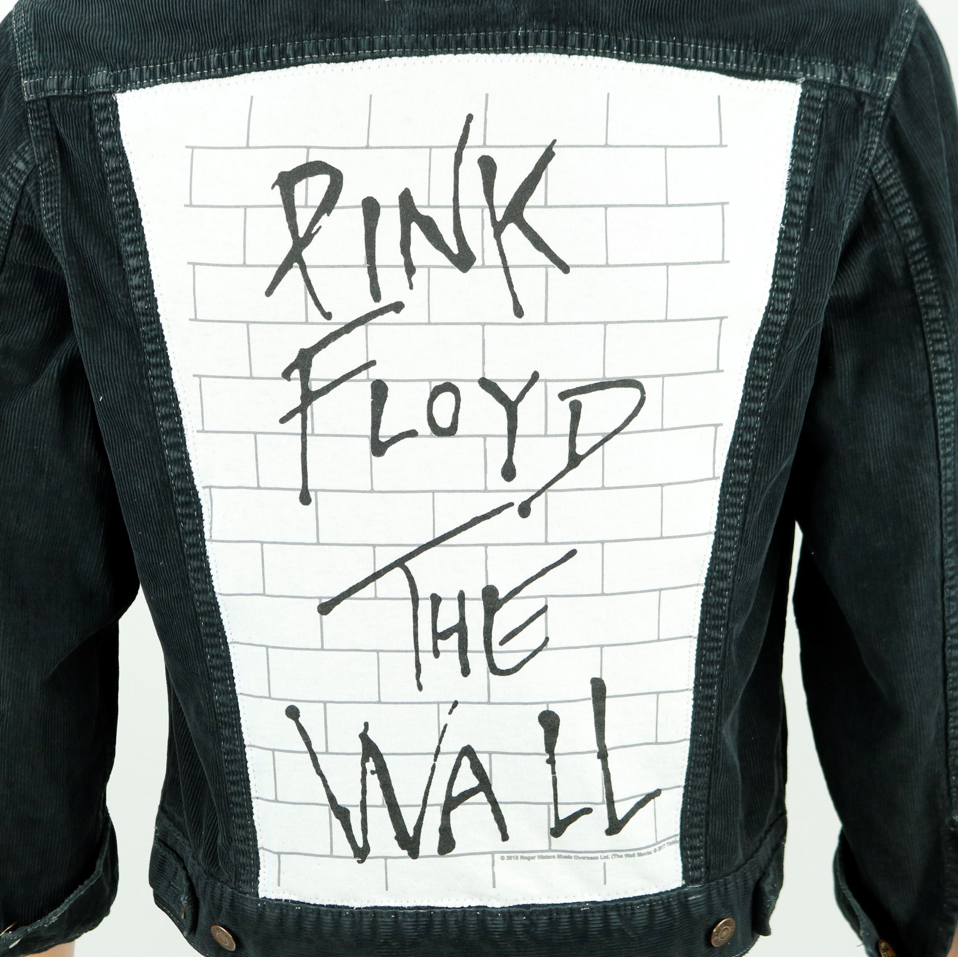 Pink Floyd Levis Black Jacket Corduroy The Wall Mens Small Women Large
