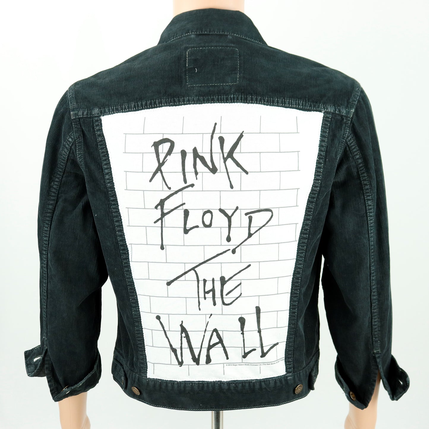 Pink Floyd Levis Black Jacket Corduroy The Wall Mens Small Women Large