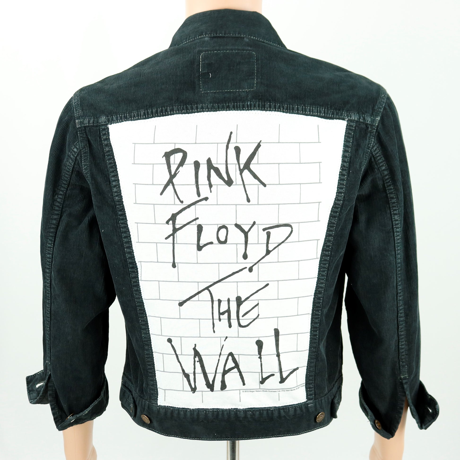 Pink Floyd Levis Black Jacket Corduroy The Wall Mens Small Women Large