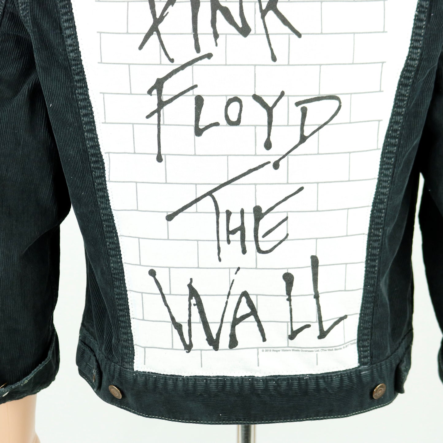 Pink Floyd Levis Black Jacket Corduroy The Wall Mens Small Women Large