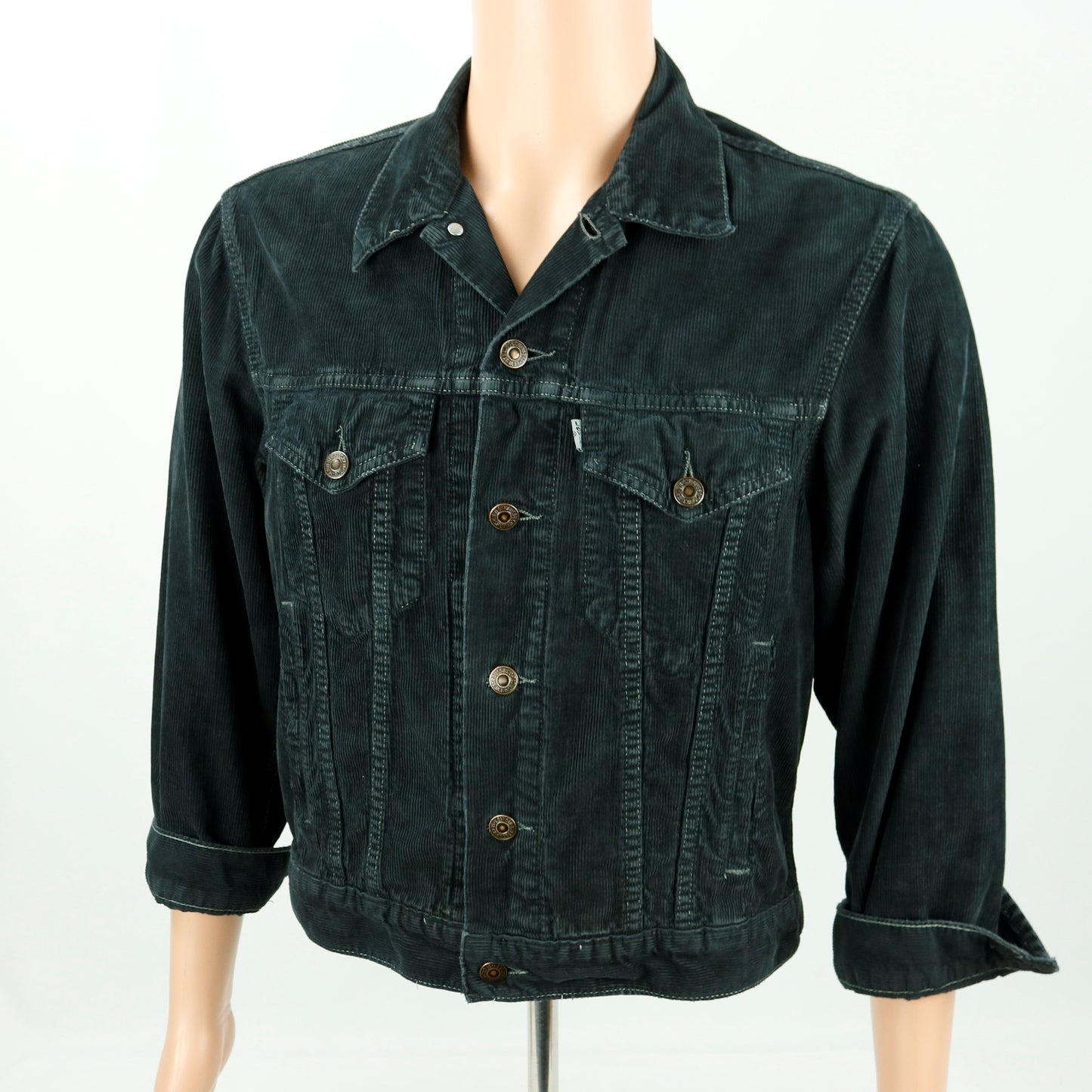 Pink Floyd Levis Black Jacket Corduroy The Wall Mens Small Women Large